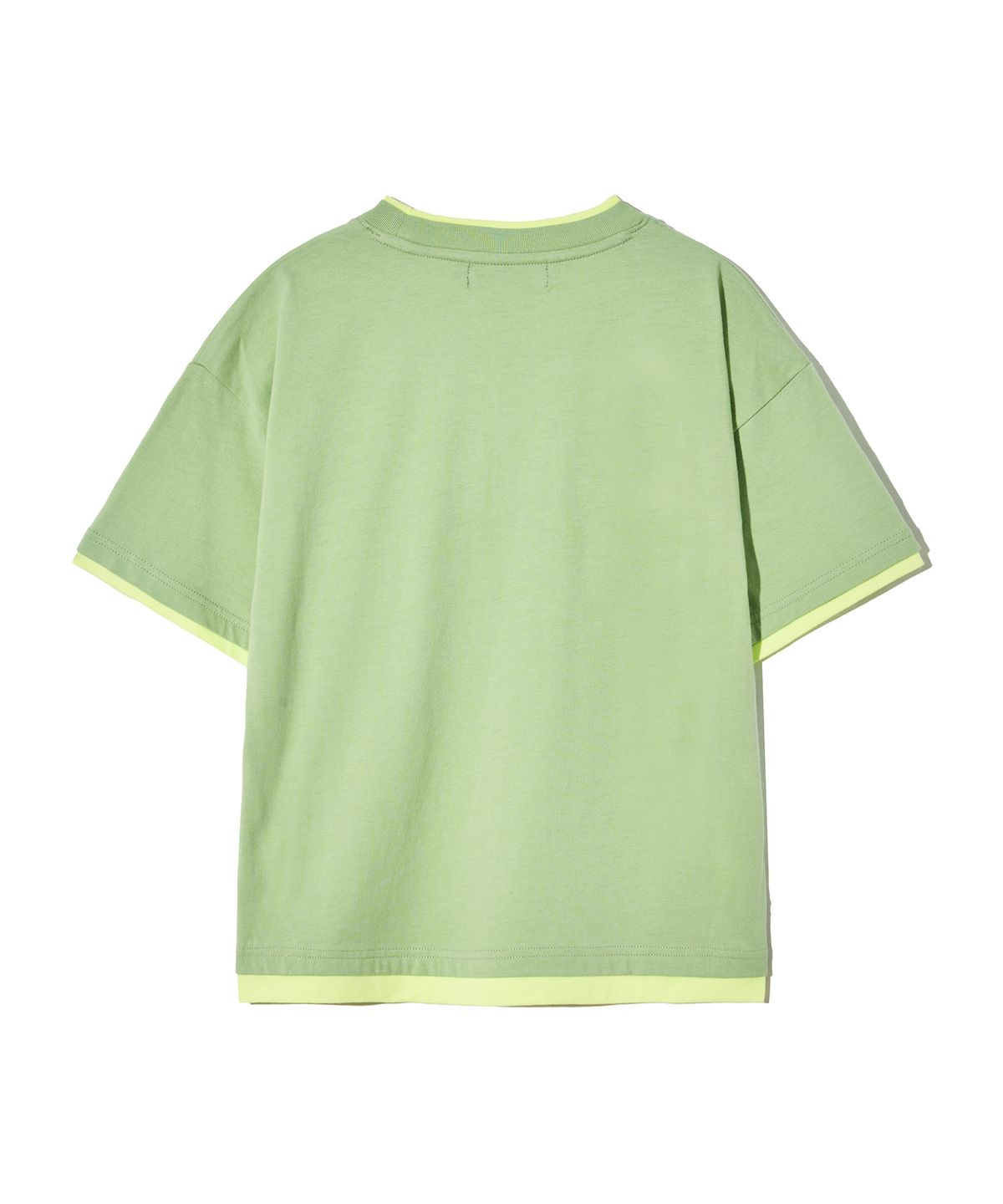 브라운브레스 키즈(BROWNBREATH KIDS) KIDS LAYERED TEE - GREEN