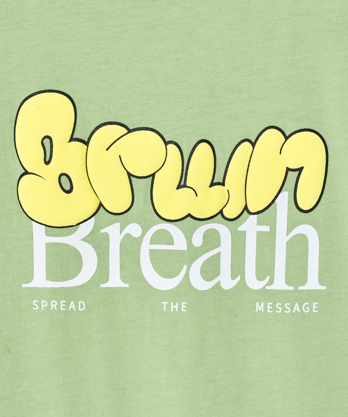 브라운브레스 키즈(BROWNBREATH KIDS) KIDS LAYERED TEE - GREEN