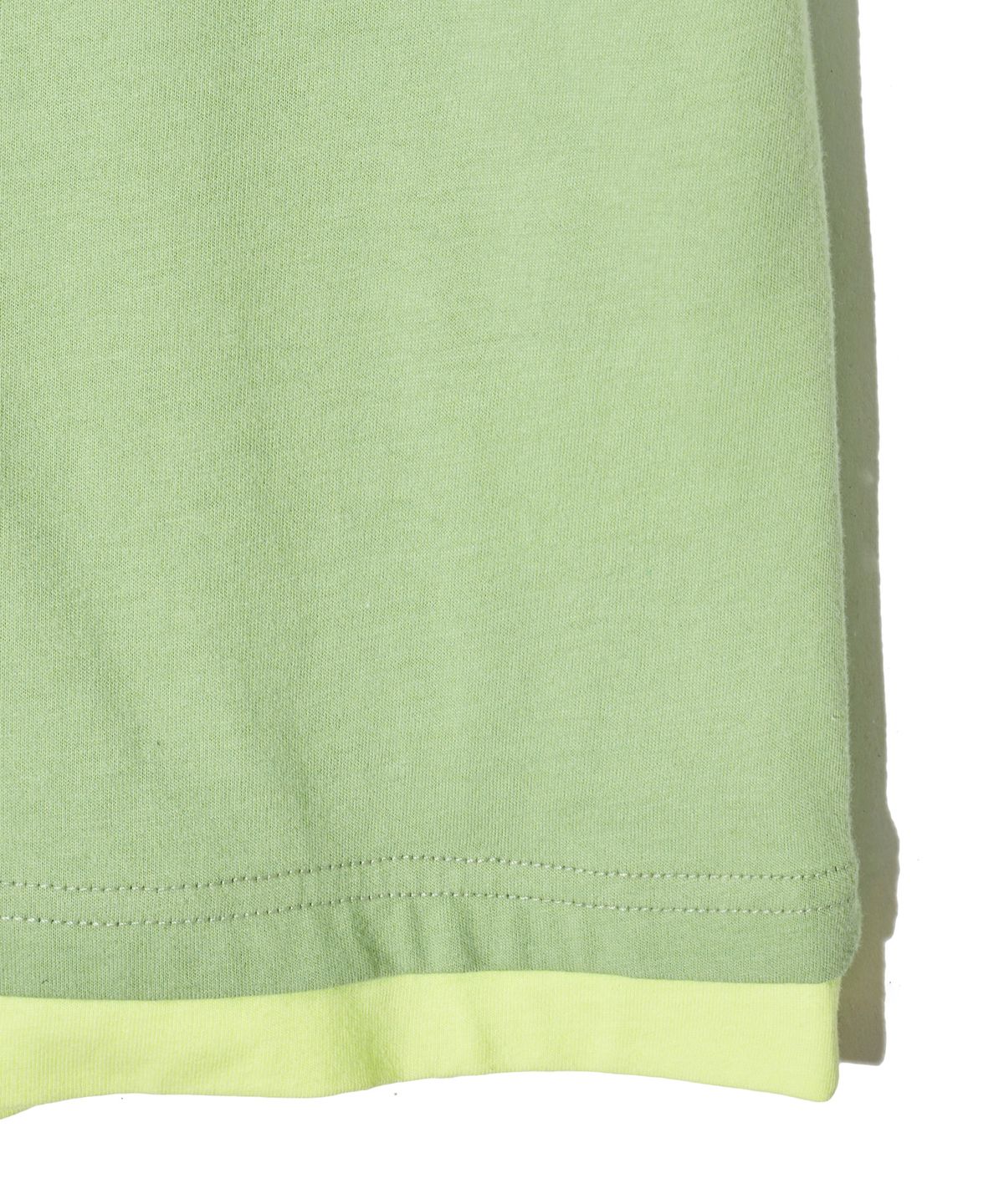 브라운브레스 키즈(BROWNBREATH KIDS) KIDS LAYERED TEE - GREEN