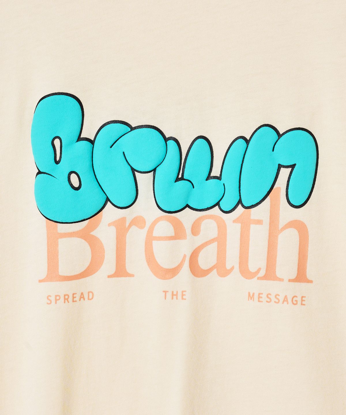 브라운브레스 키즈(BROWNBREATH KIDS) KIDS LAYERED TEE - CREAM
