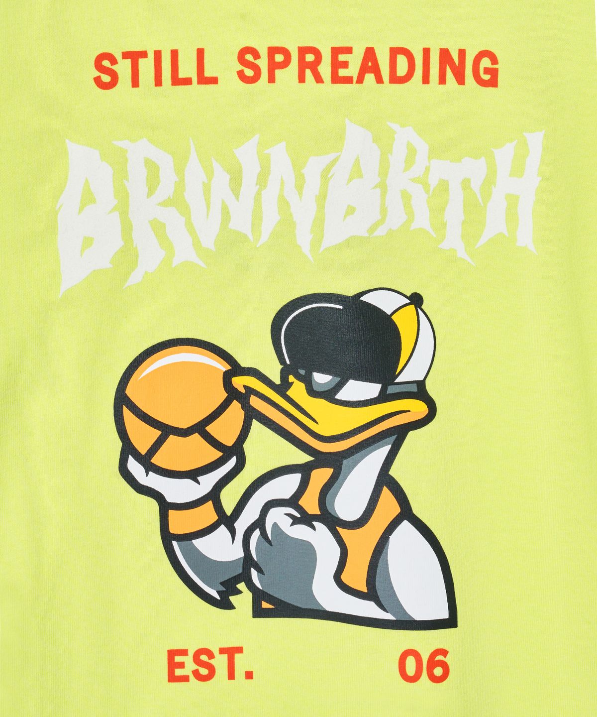 브라운브레스 키즈(BROWNBREATH KIDS) KIDS CARTOON TEE - LIME