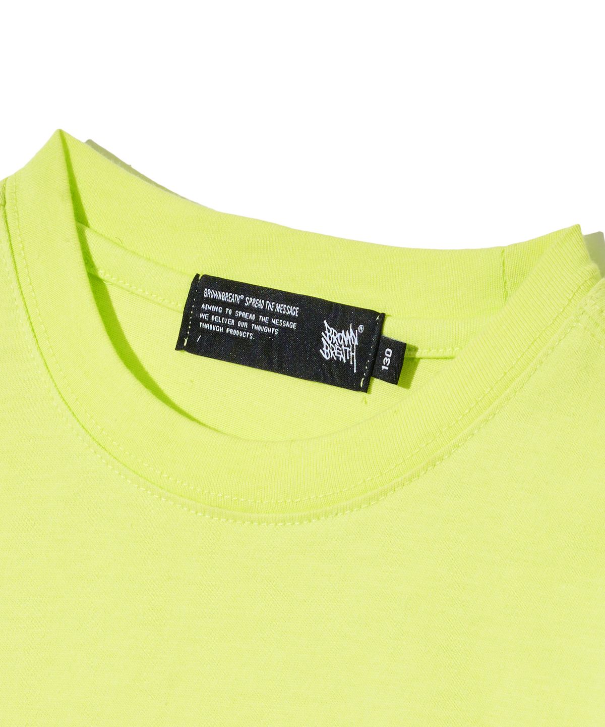 브라운브레스 키즈(BROWNBREATH KIDS) KIDS CARTOON TEE - LIME