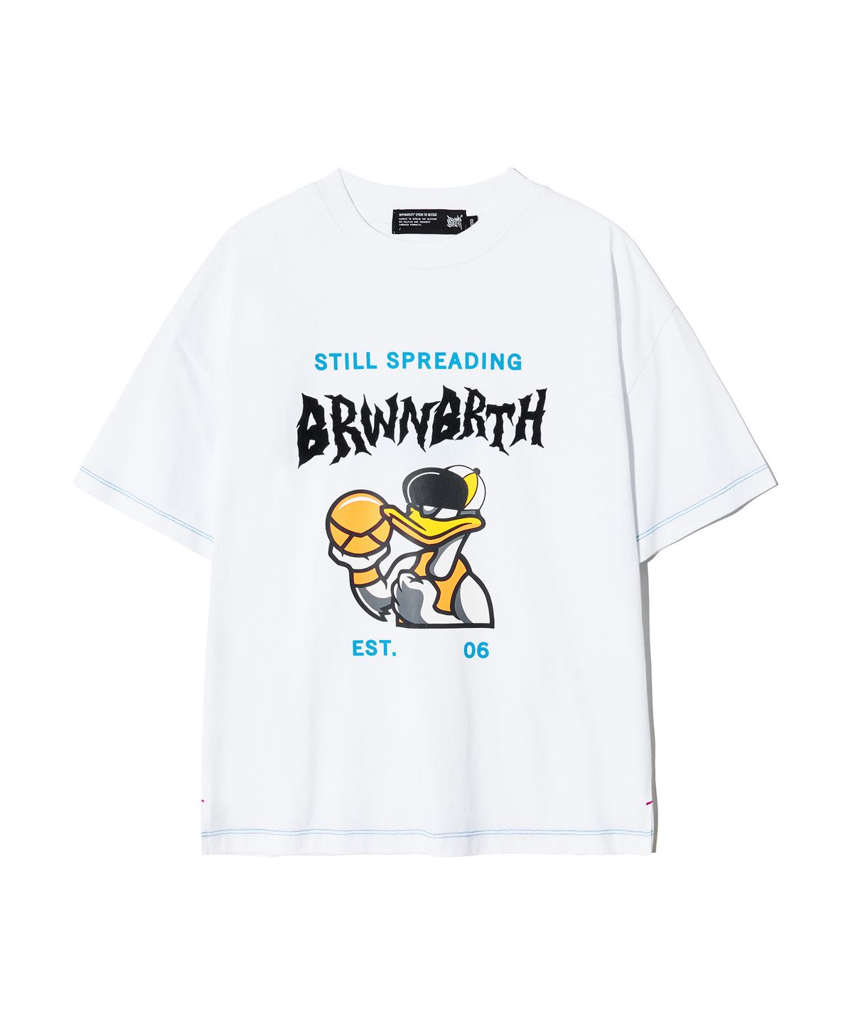 브라운브레스 키즈(BROWNBREATH KIDS) KIDS CARTOON TEE - WHITE