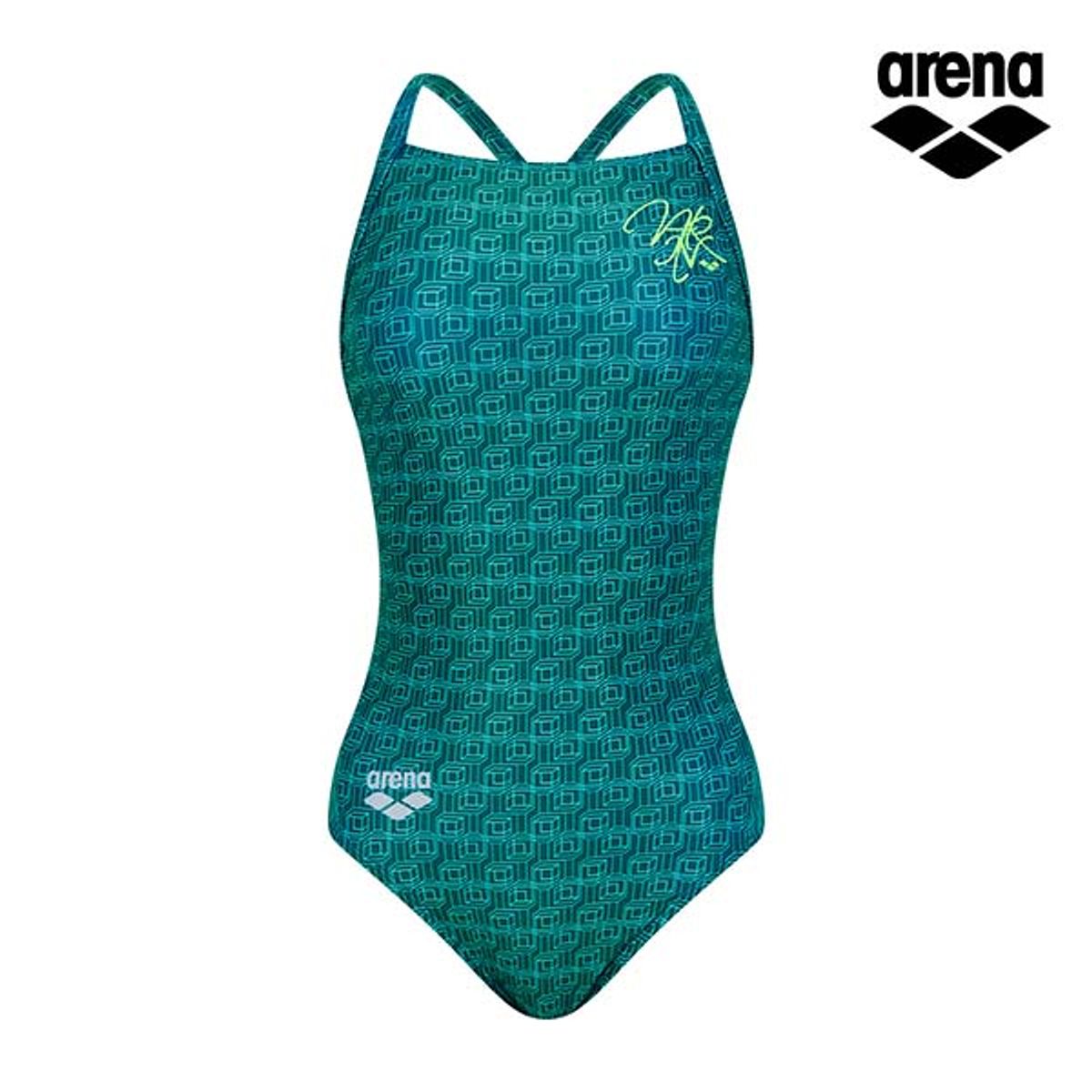 아레나(ARENA) 큐브 선수 원피스 드롭백 A5BL1CO01JAD
