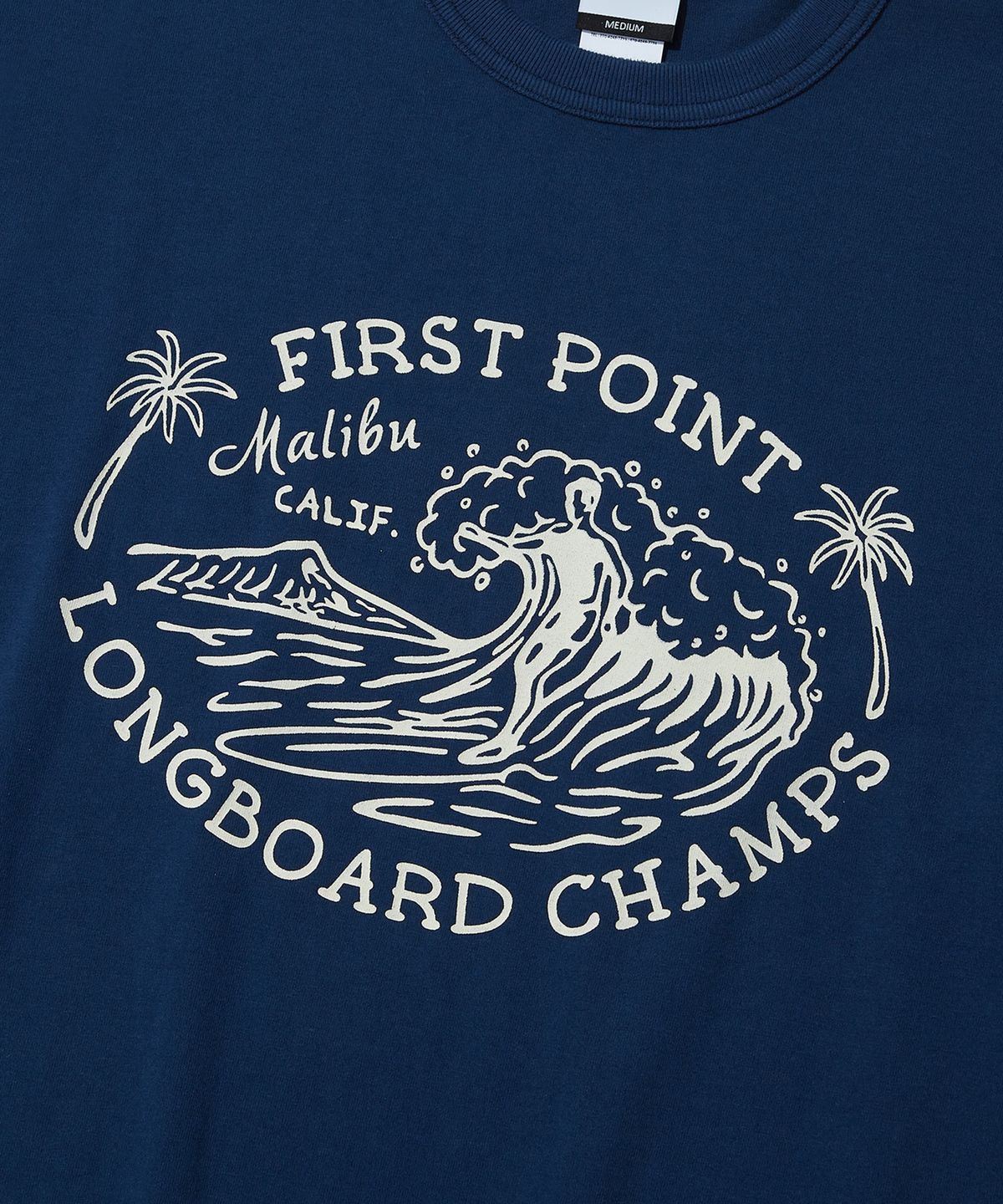 아웃스탠딩(OUTSTANDING) V.S.C TEE(FIRST POINT)_LIGHT NAVY