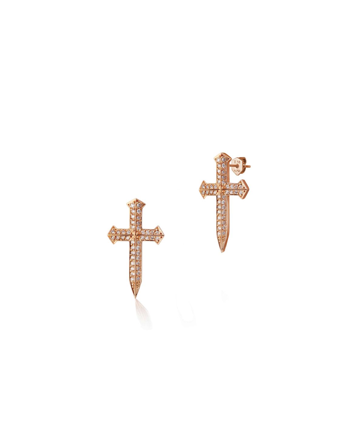 트렌카디즘(TRENCADISM) 알렉산더 귀걸이 18K 골드  다이아몬드 이어링 ALEXANDER Earring AXE20BP