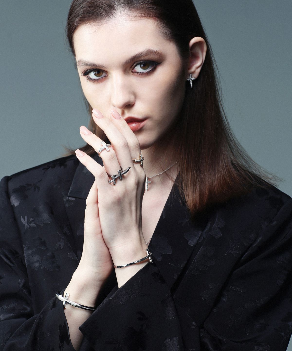 트렌카디즘(TRENCADISM) 알렉산더 귀걸이 18K 골드  다이아몬드 이어링 ALEXANDER Earring AXE20BP