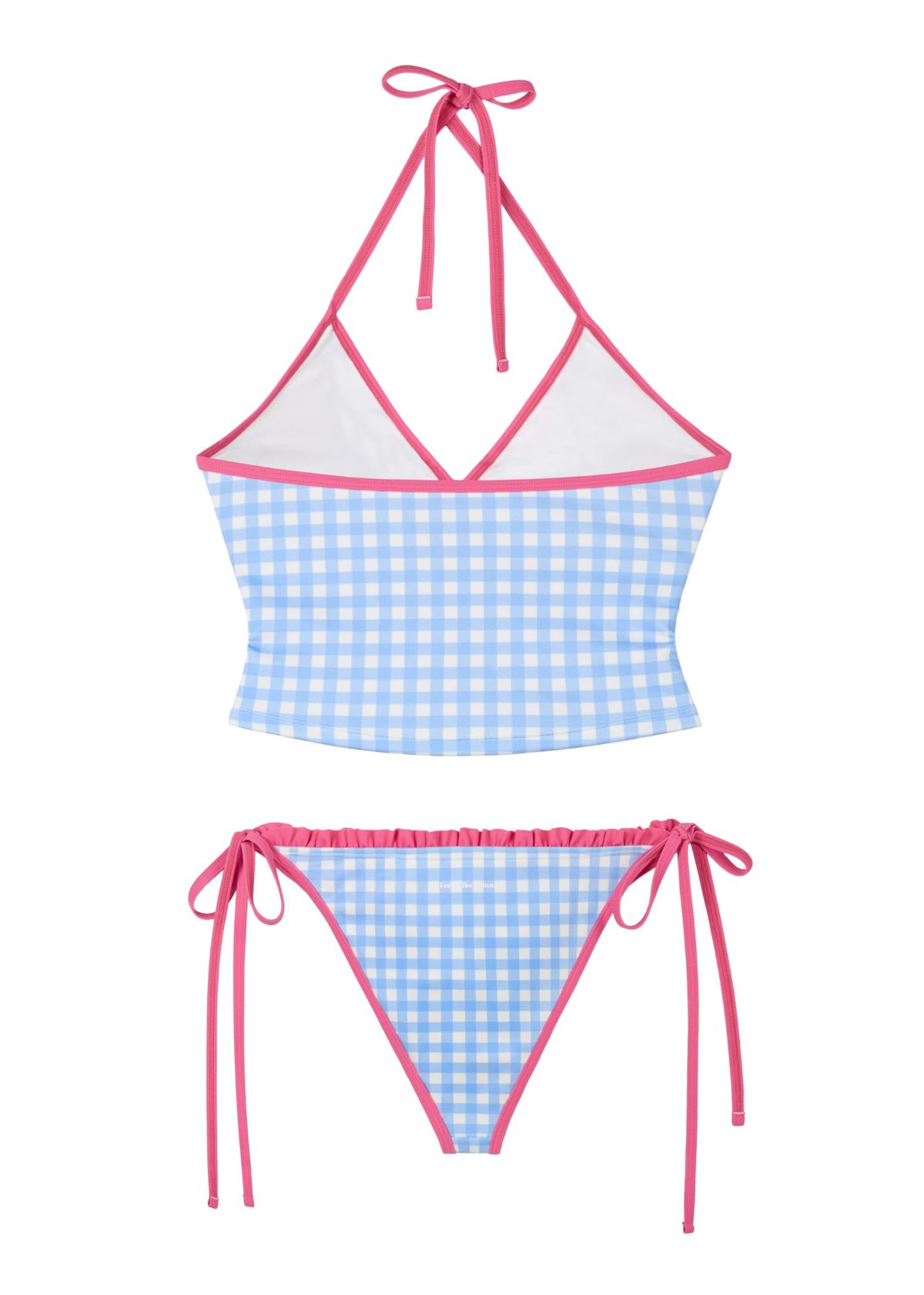 필즈라이크썸머(FEELS LIKE SUMMER) BABY BLUE CHECK TANKINI