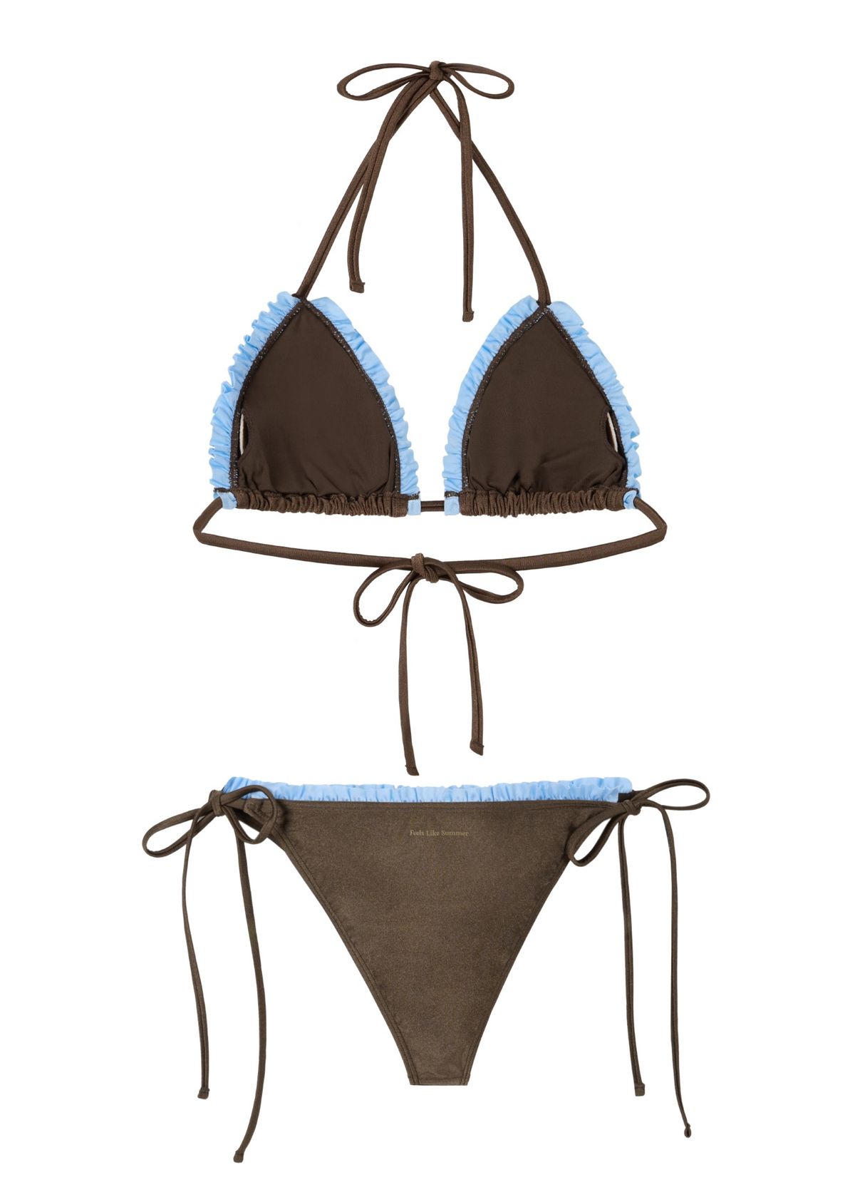 필즈라이크썸머(FEELS LIKE SUMMER) COCOA FRILL BIKINI