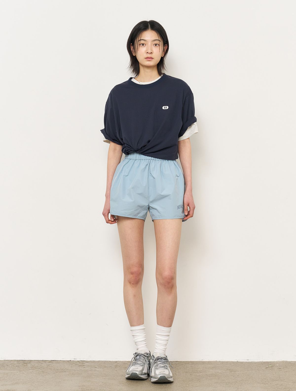 제너럴아이디어(GENERALIDEA) UNISEX 뉴아이디어 레귤러 반팔티 [NAVY] / SBE2U01012