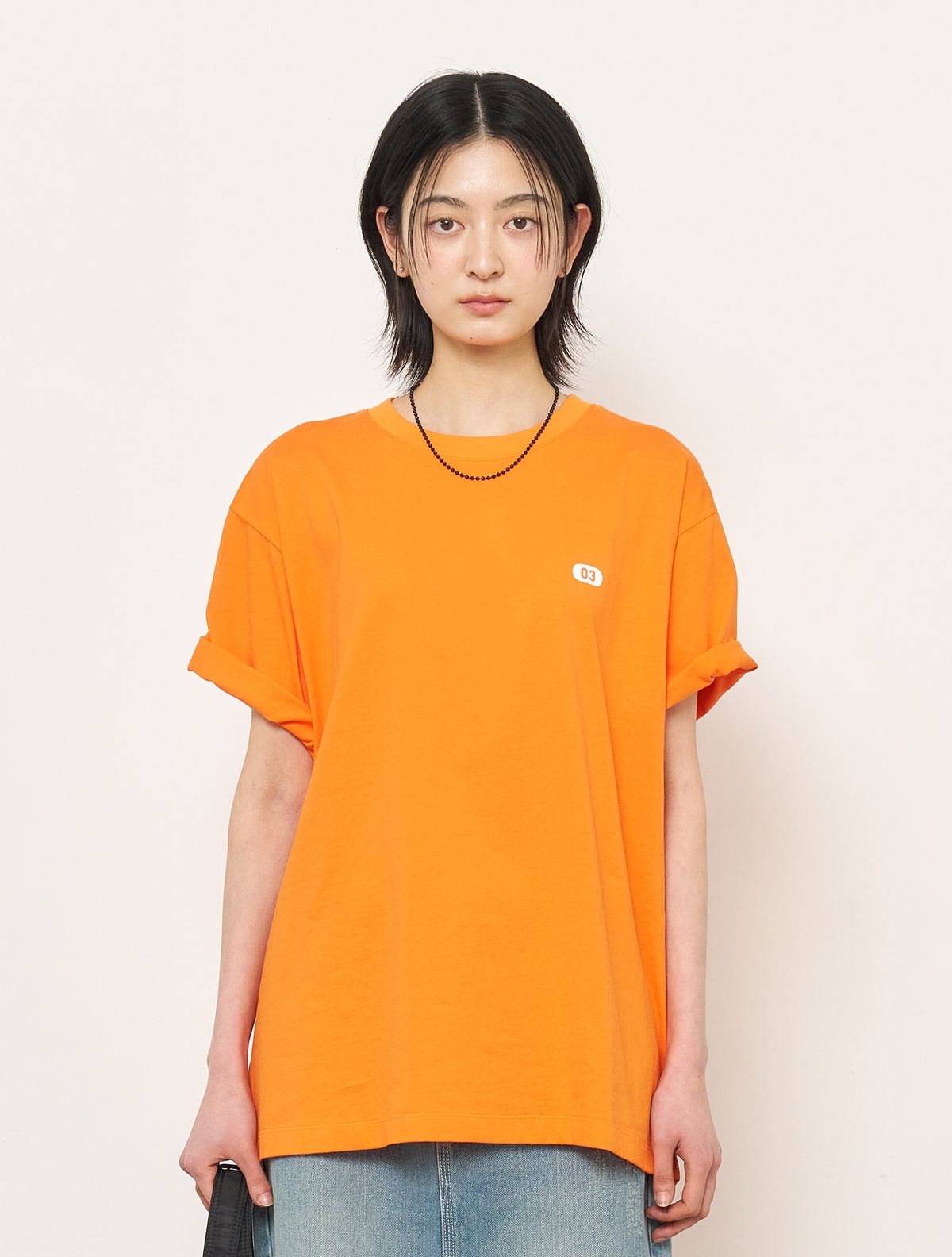 제너럴아이디어(GENERALIDEA) UNISEX 뉴아이디어 레귤러 반팔티 [ORANGE] / SBE2U01012