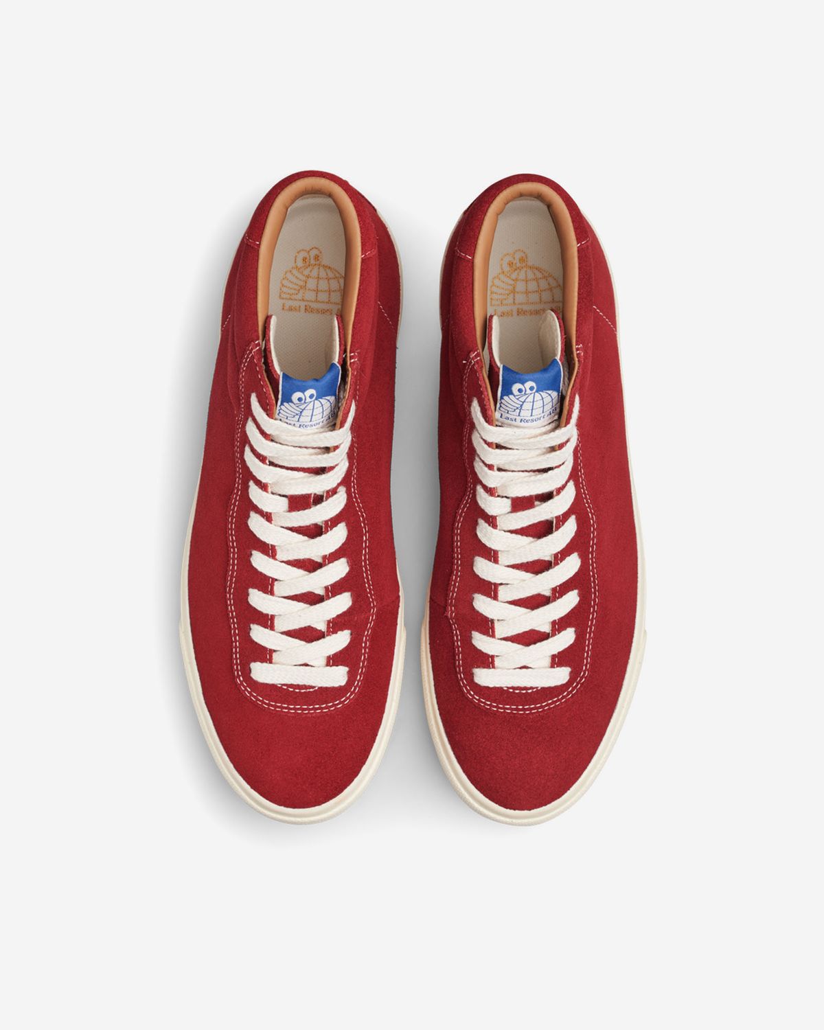 라스트리조트(LAST RESORT) VM001 SUEDE HI [OLD RED/WHITE]