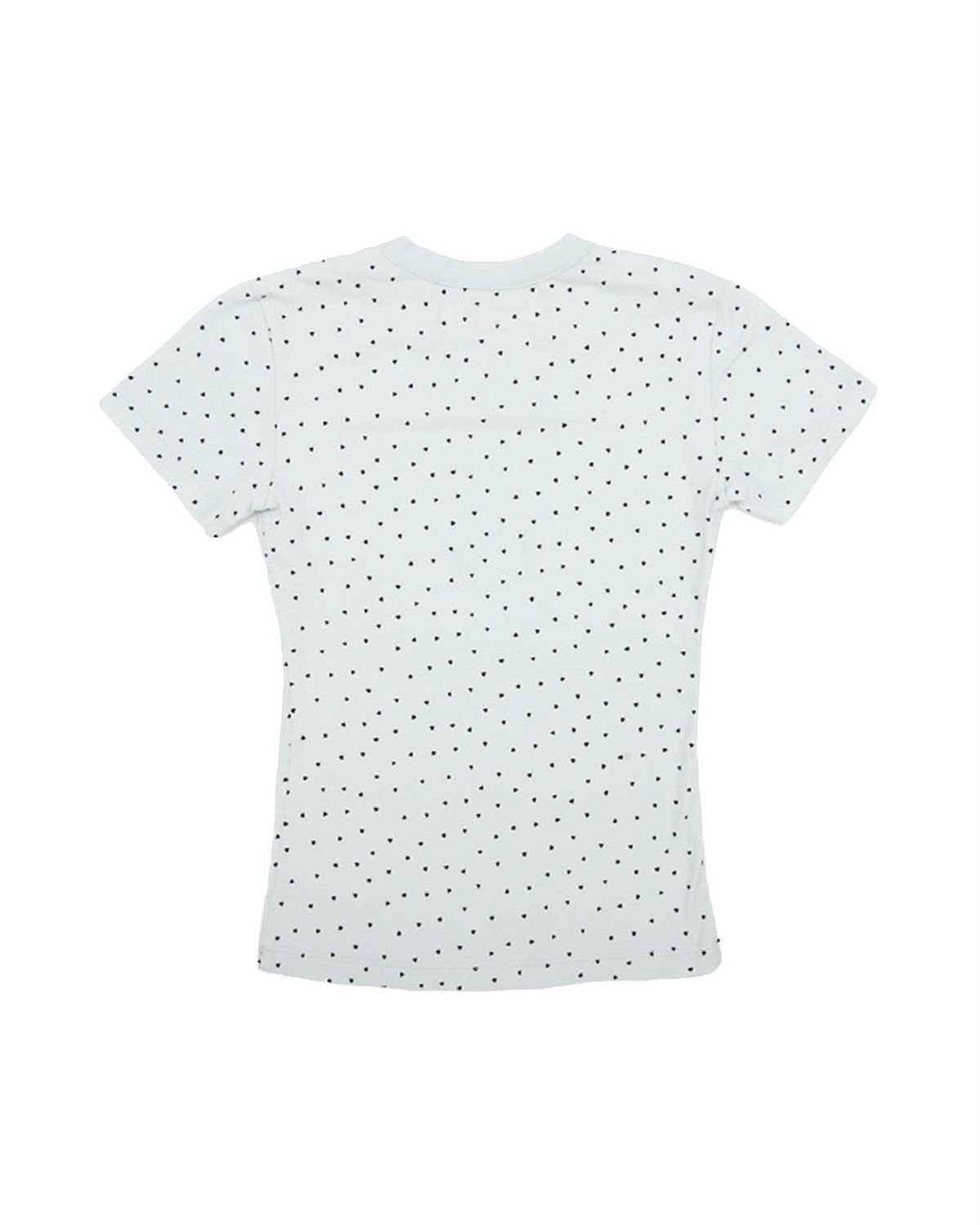 더뮤지엄비지터(THEMUSEUMVISITOR) RABBIT PRINTED HEART T-SHIRTS (MINT)