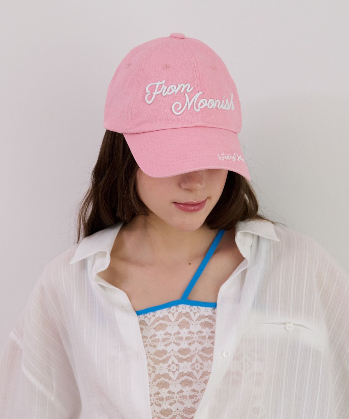 무니쉬(MOONISH) Fairy Tale from Moonish Ball Cap - Pale Pink