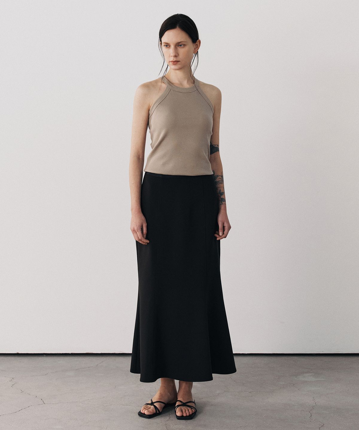 앳모어(ATMORE) 베라 머메이드 밴딩 스커트 (black)