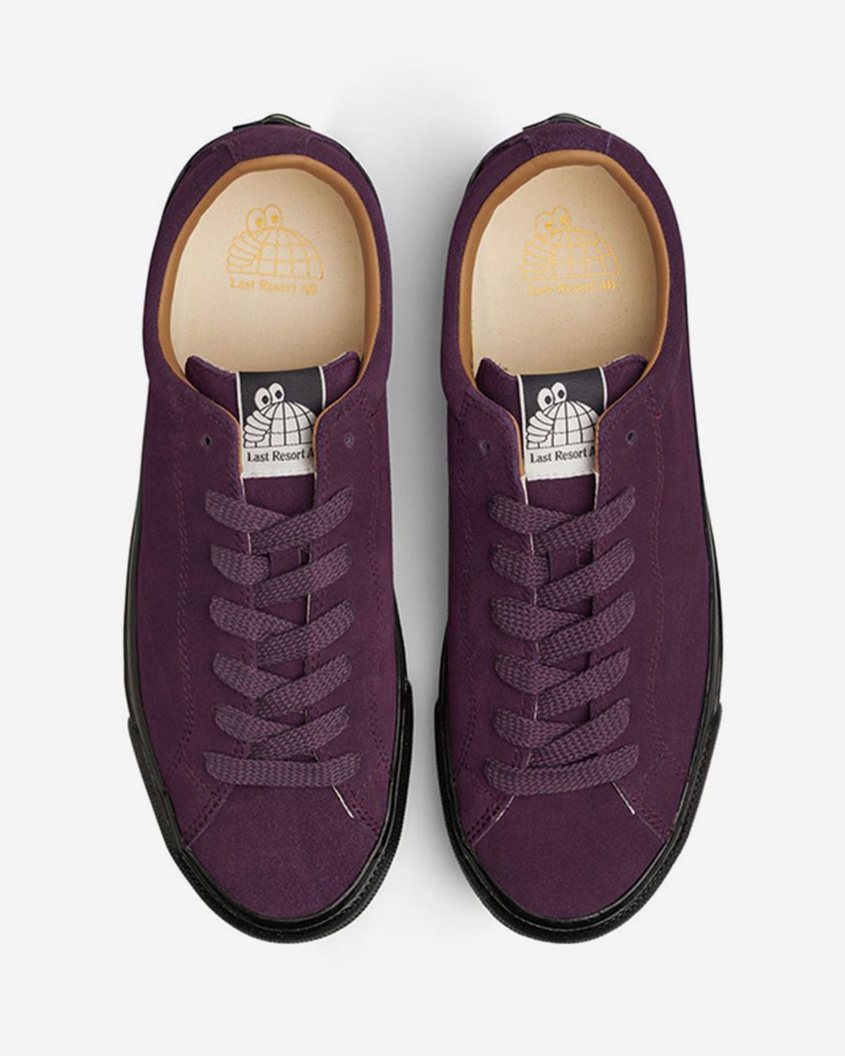 라스트리조트(LAST RESORT) VM003 SUEDE LO [PLUM/BLACK]
