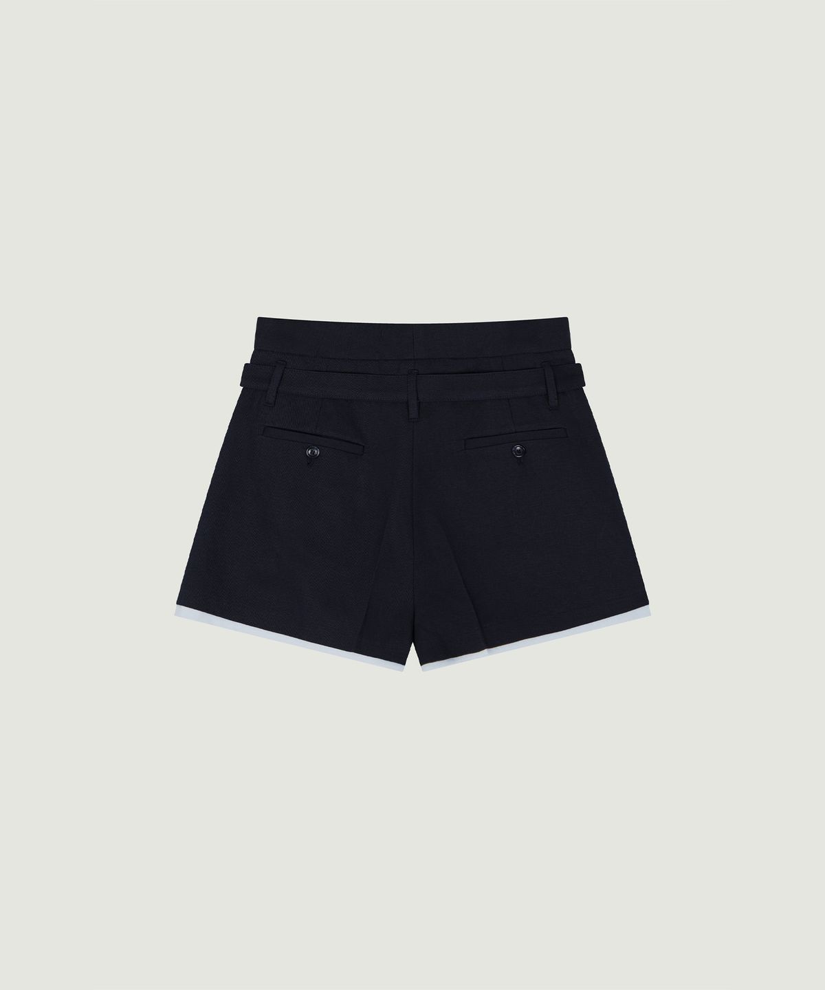 그로브(GROVE) ZANE LAYERED SHORTS (NAVY)