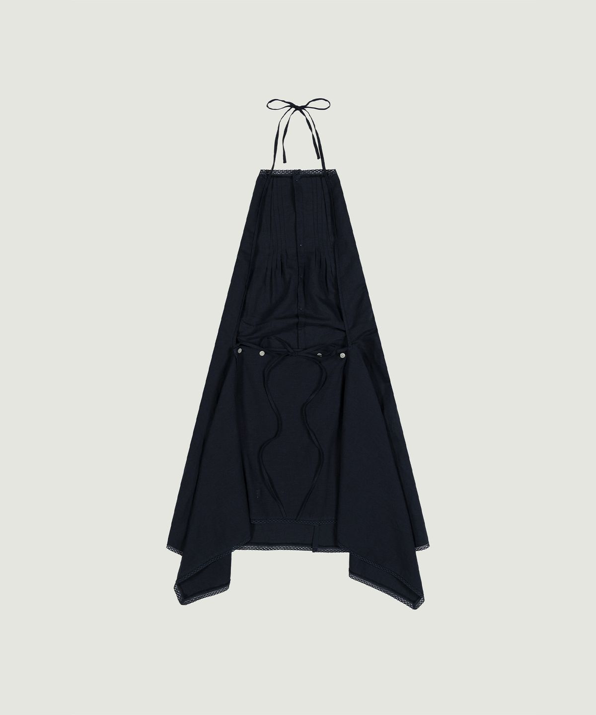 그로브(GROVE) VALE APRON DRESS (NAVY)