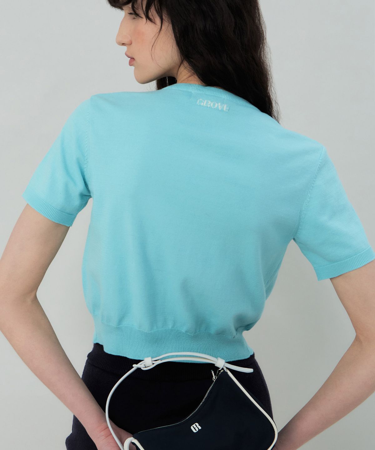 그로브(GROVE) COVE CARDIGAN (TURQUOISE BLUE)