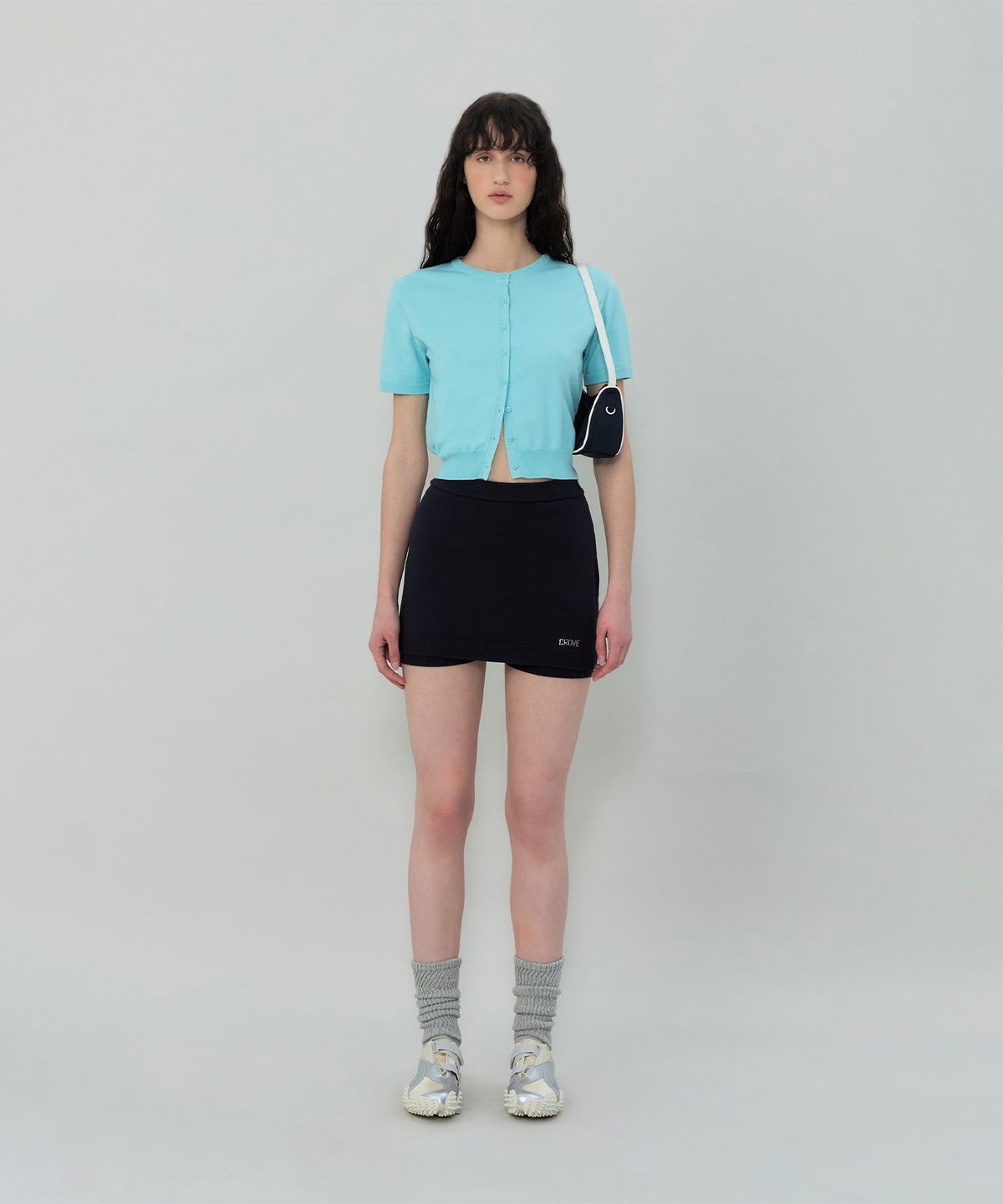 그로브(GROVE) COVE CARDIGAN (TURQUOISE BLUE)