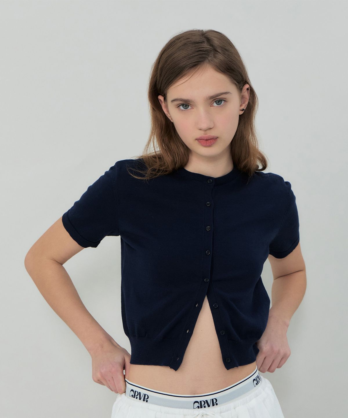 그로브(GROVE) COVE CARDIGAN (NAVY)