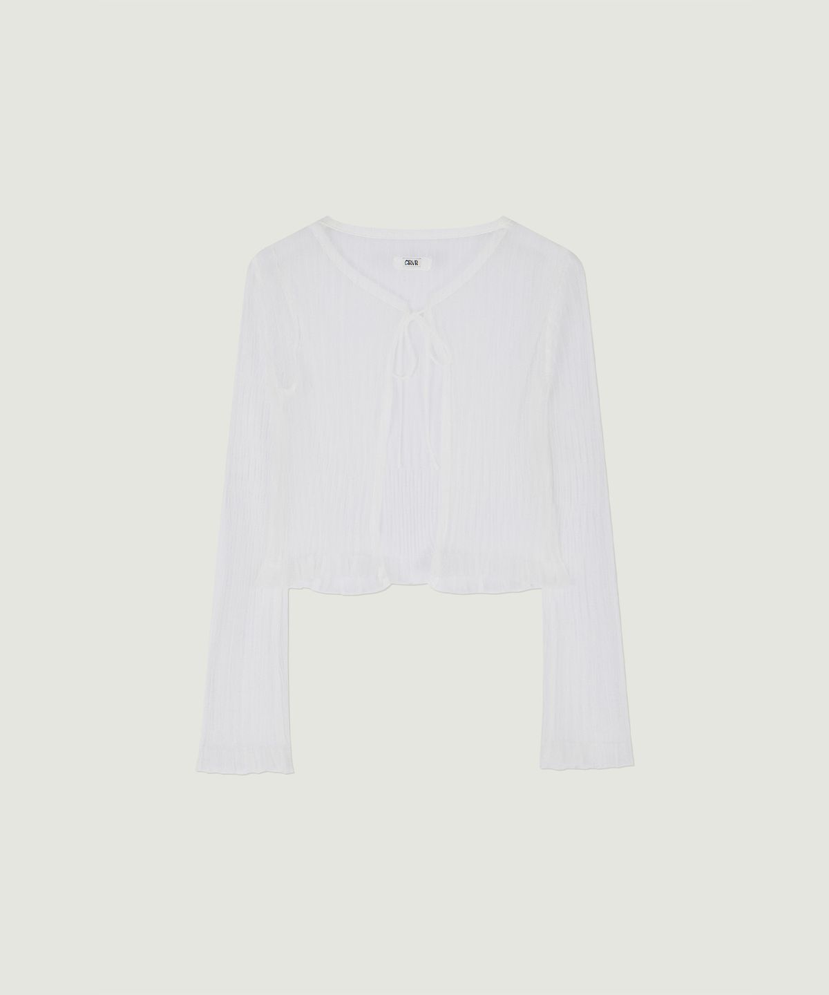 그로브(GROVE) DION SHEER CARDIGAN (WHITE)