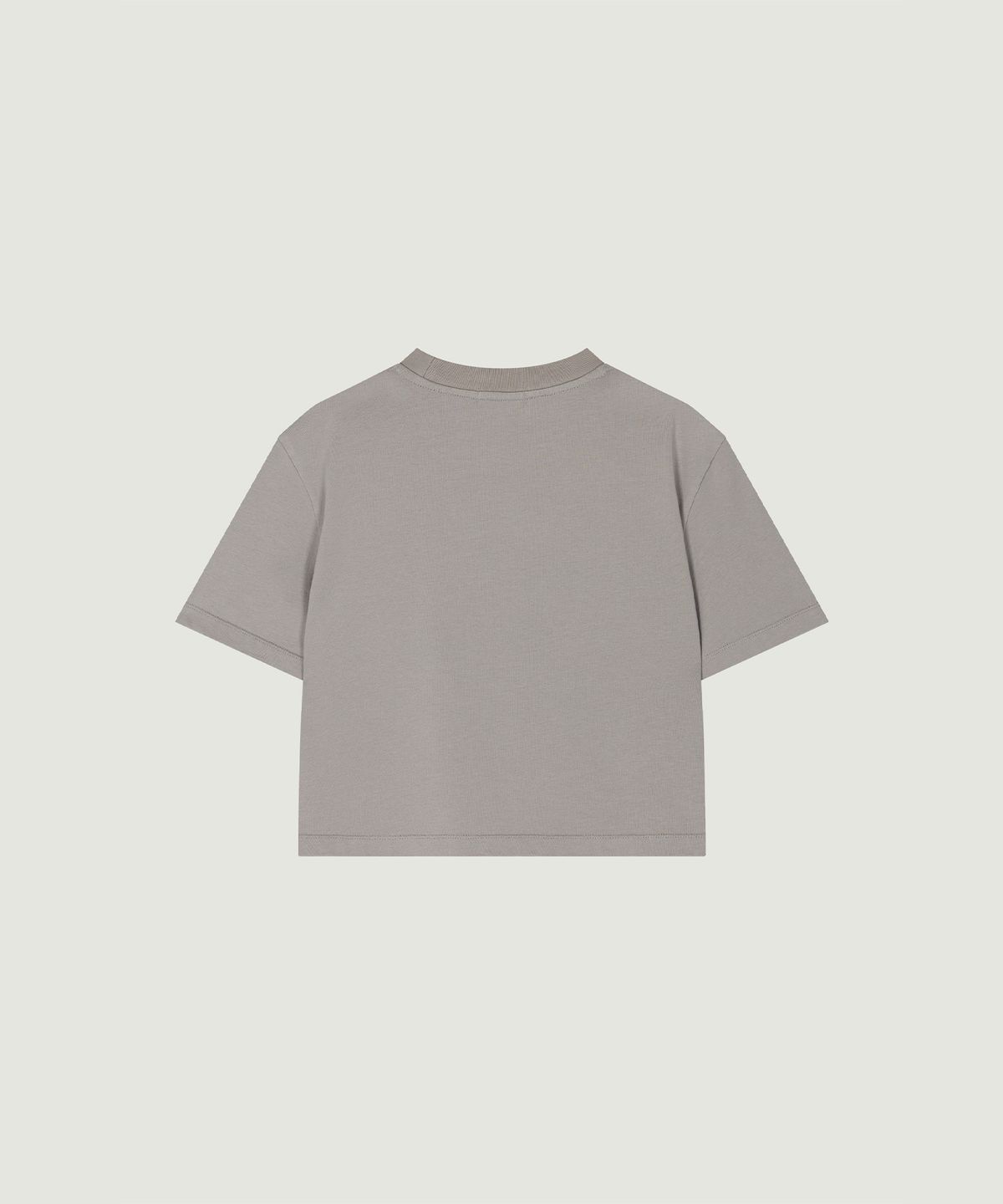 그로브(GROVE) GRVR APPLIQUE T-SHIRT (LIGHT GREY)