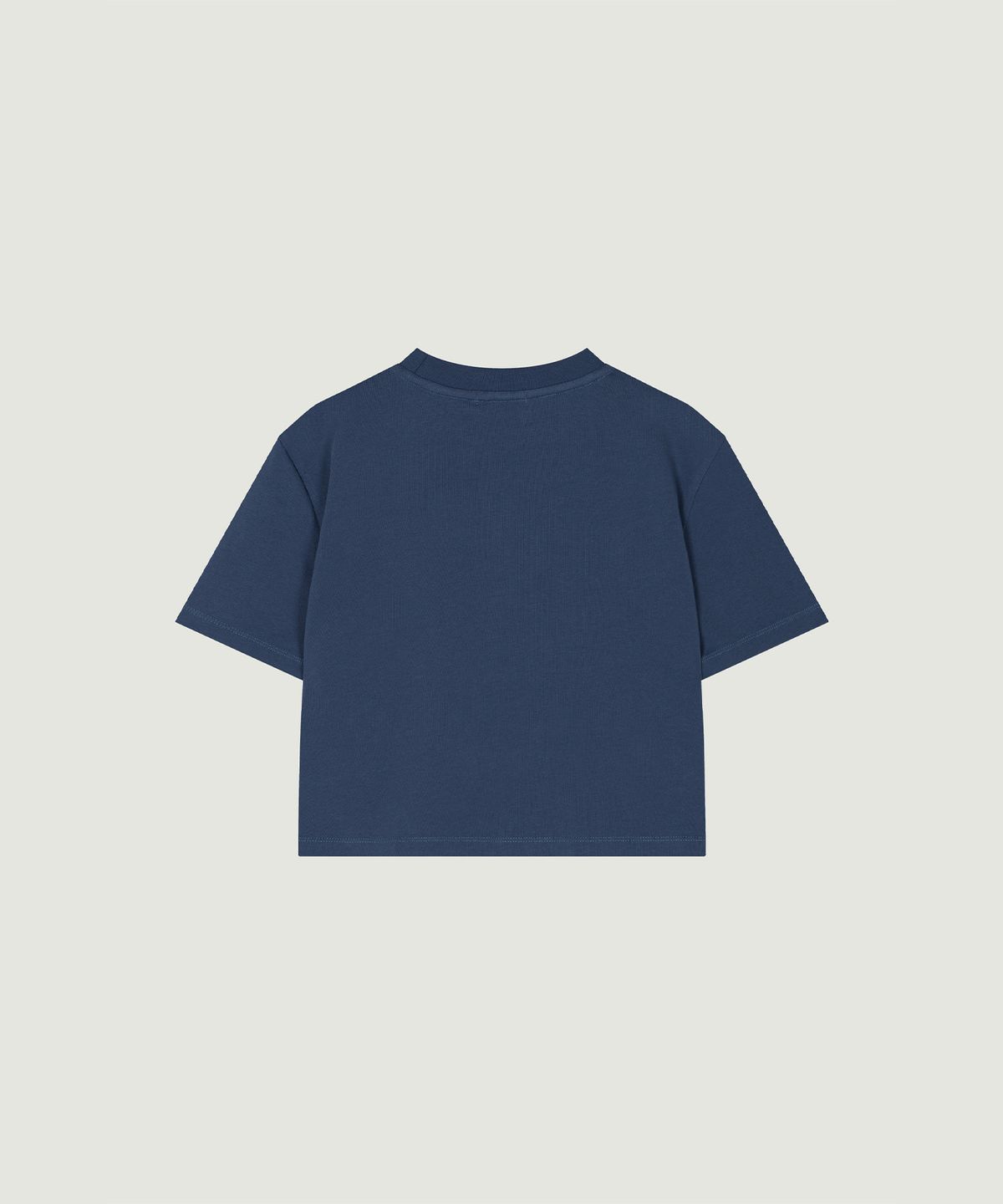 그로브(GROVE) GRVR APPLIQUE T-SHIRT (BLUE)