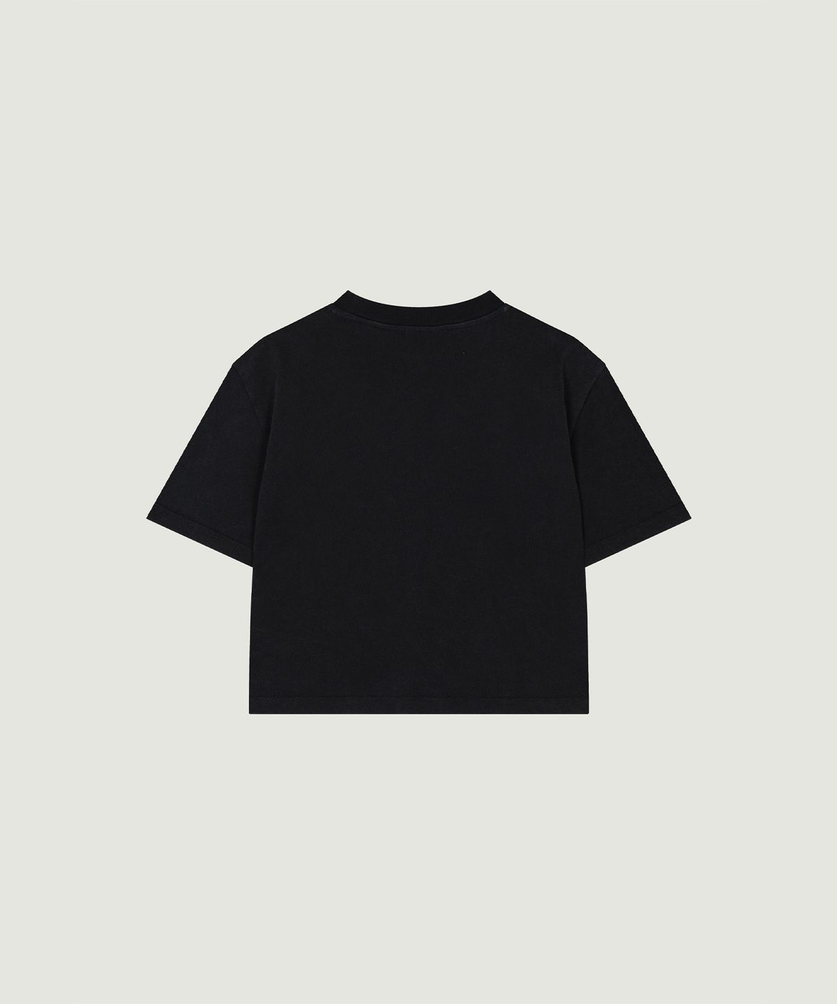 그로브(GROVE) GRVR APPLIQUE T-SHIRT (BLACK)