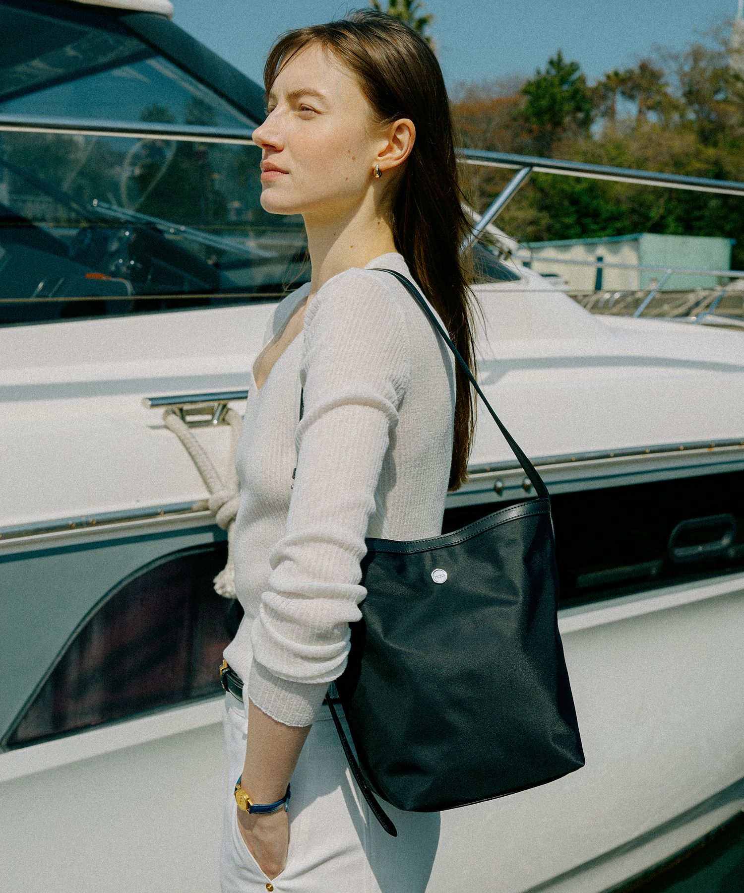 【LEMEME】SAC CANELE NYLON MUSINSA | LEMEME Sac Canele Nylon Black