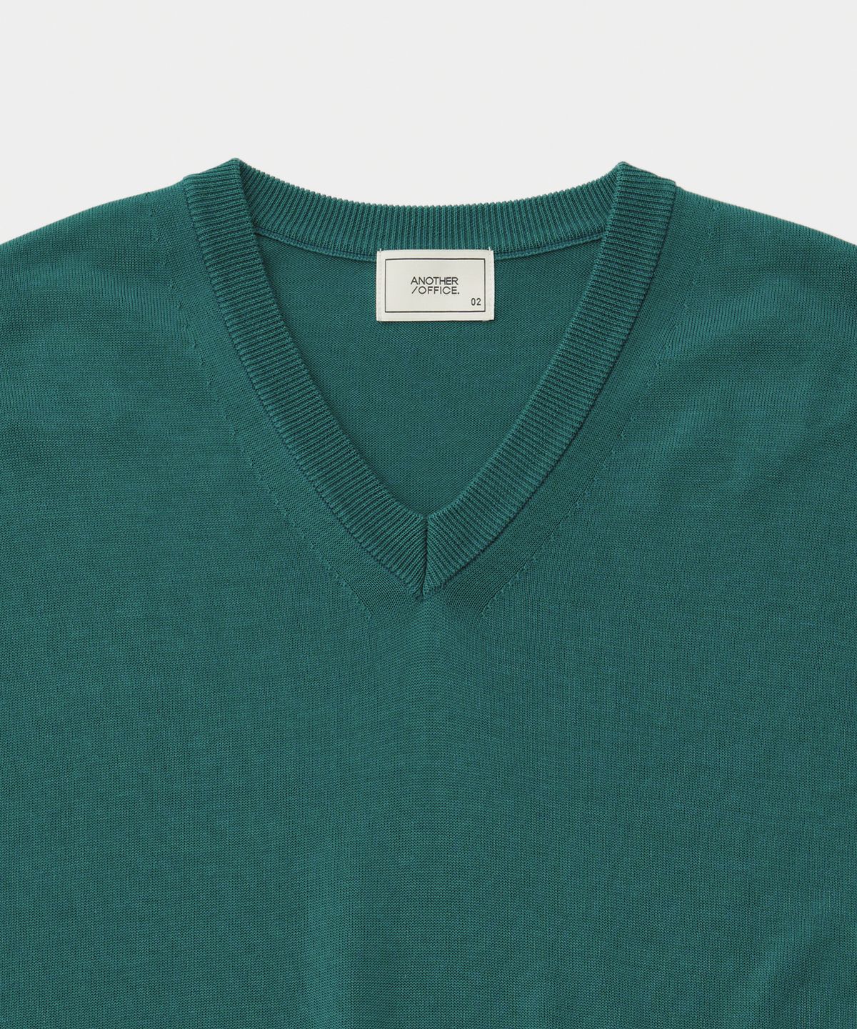 어나더 오피스(ANOTHER OFFICE) Layer Silk Knit Vest (Turquise)