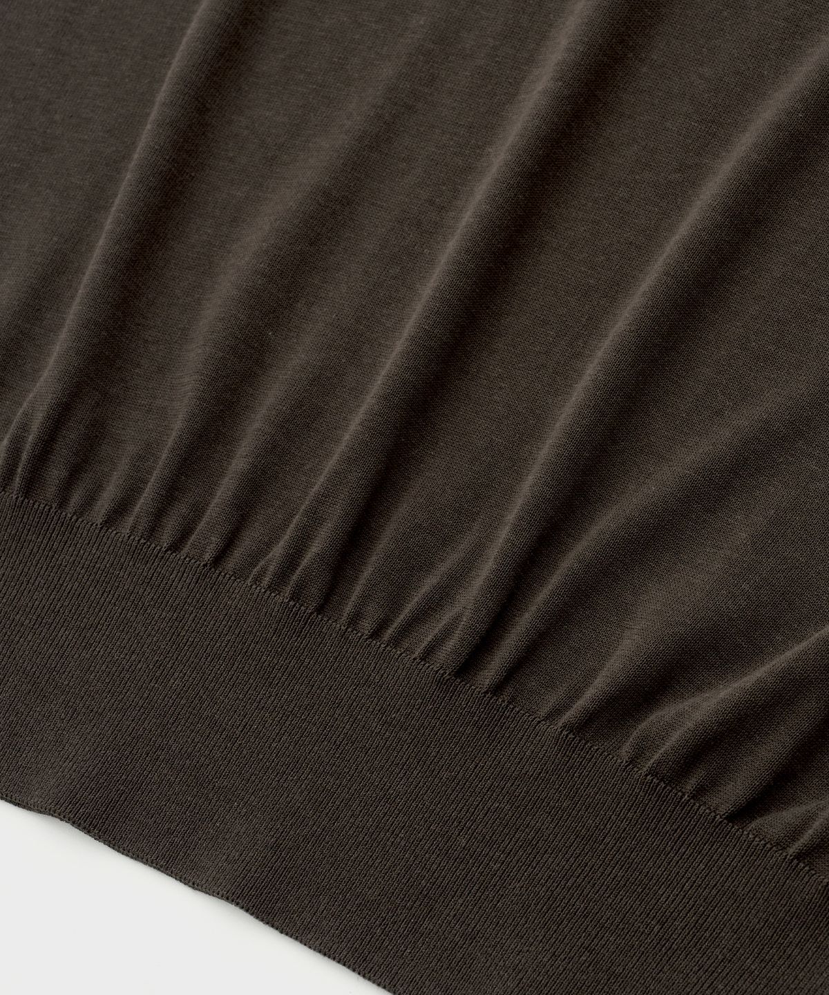 어나더 오피스(ANOTHER OFFICE) Layer Silk Knit Vest (Pewter)