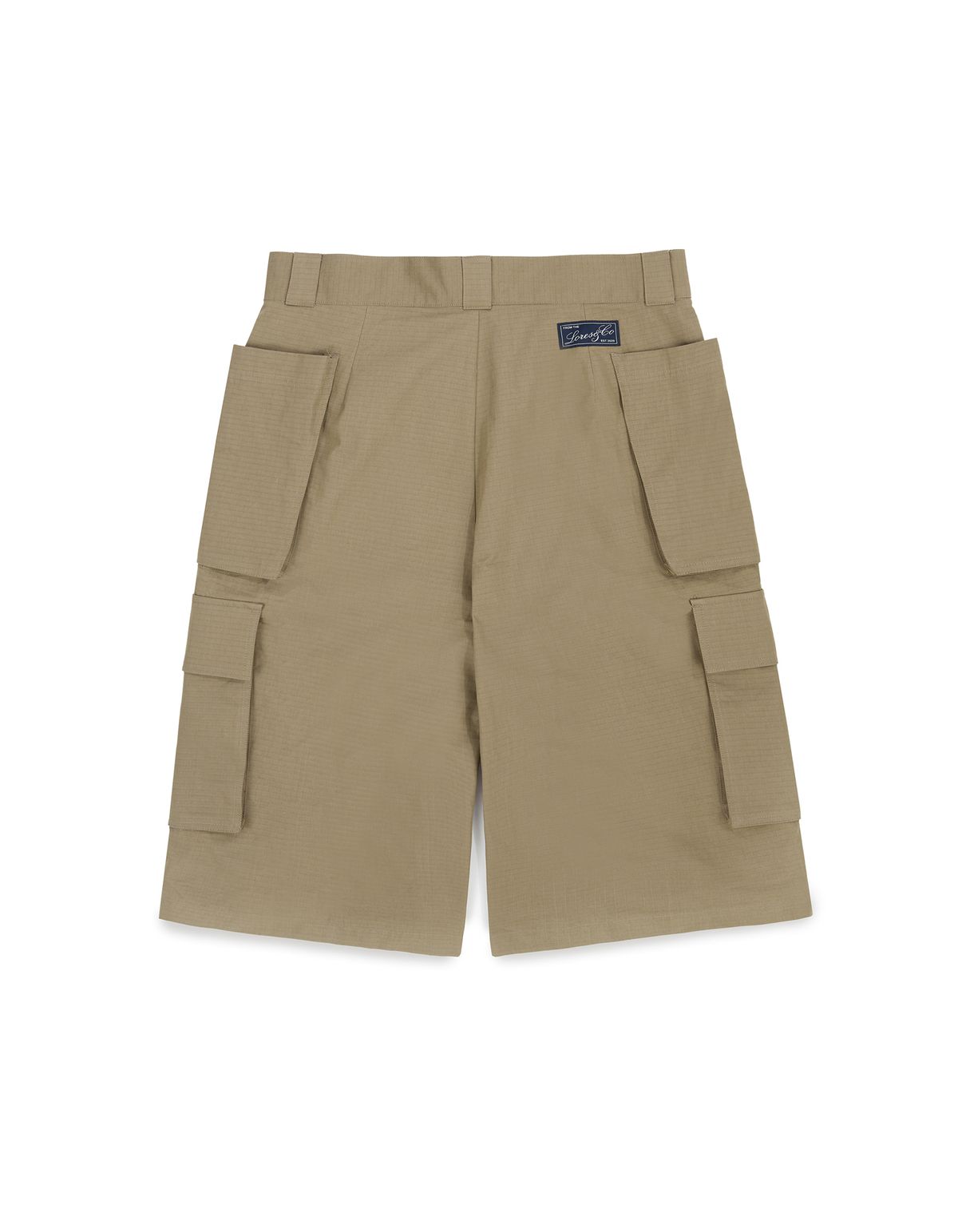 로어즈(LORES) Double Pocket Cargo Short - Beige