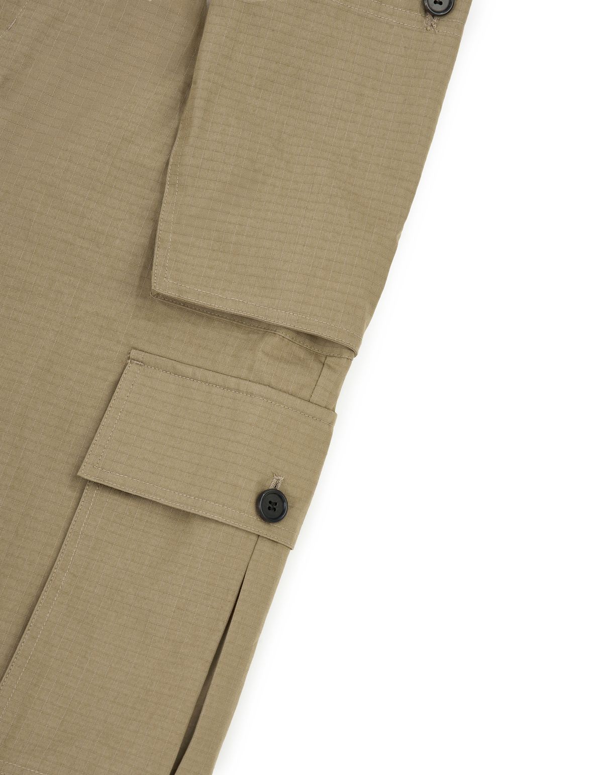 로어즈(LORES) Double Pocket Cargo Short - Beige