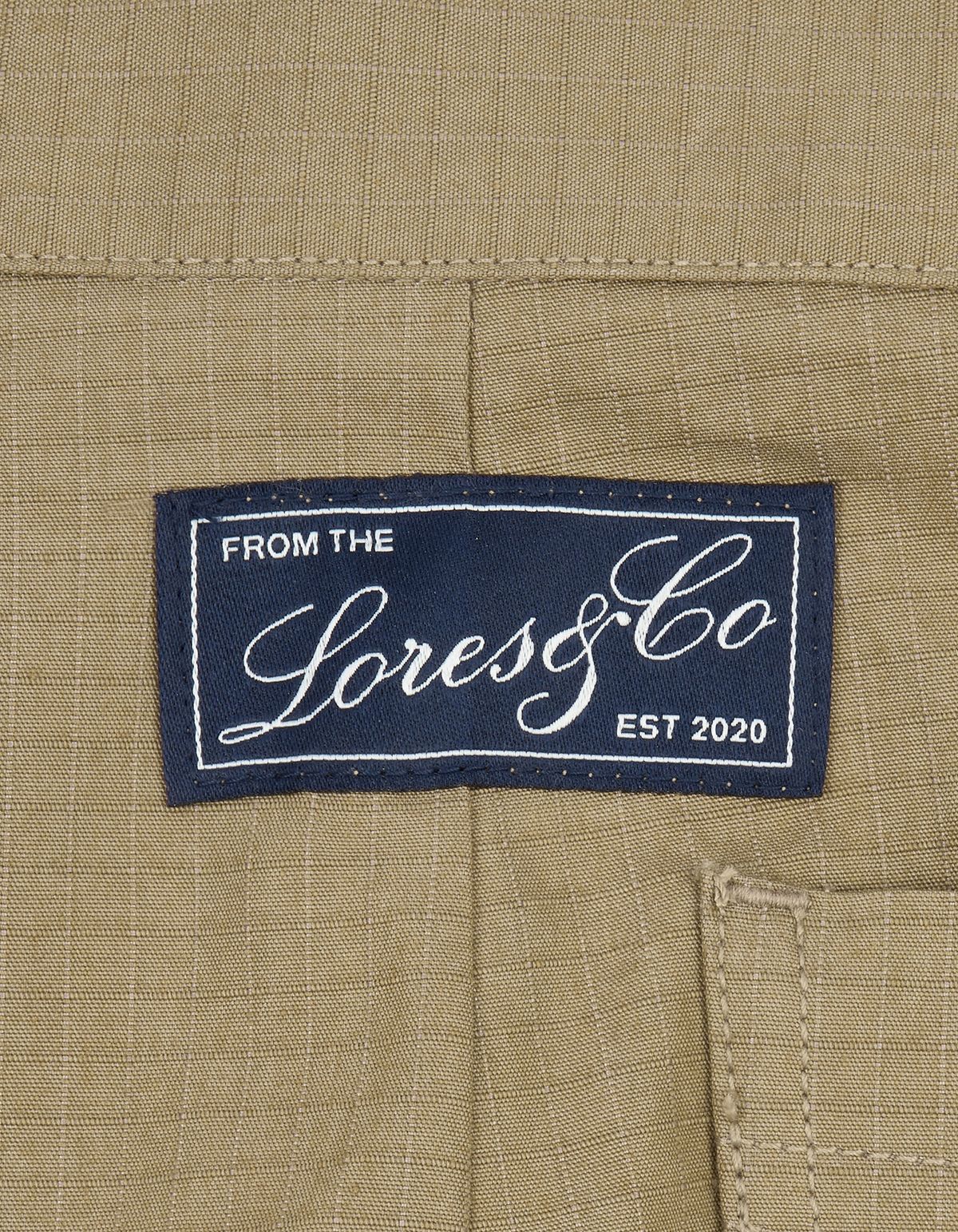 로어즈(LORES) Double Pocket Cargo Short - Beige