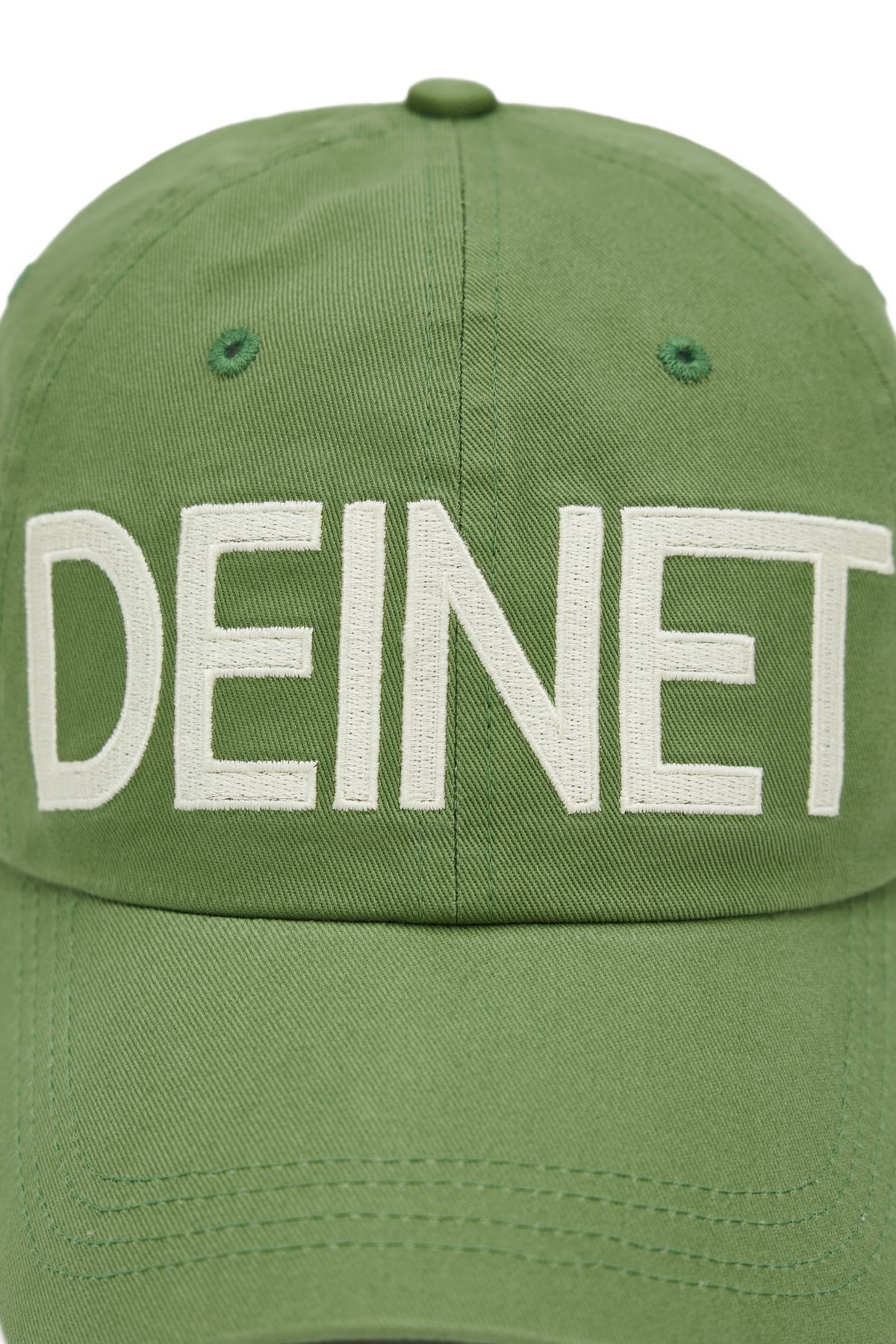 다이닛(DEINET) DEINET BIG LOGO CAP IN GREEN