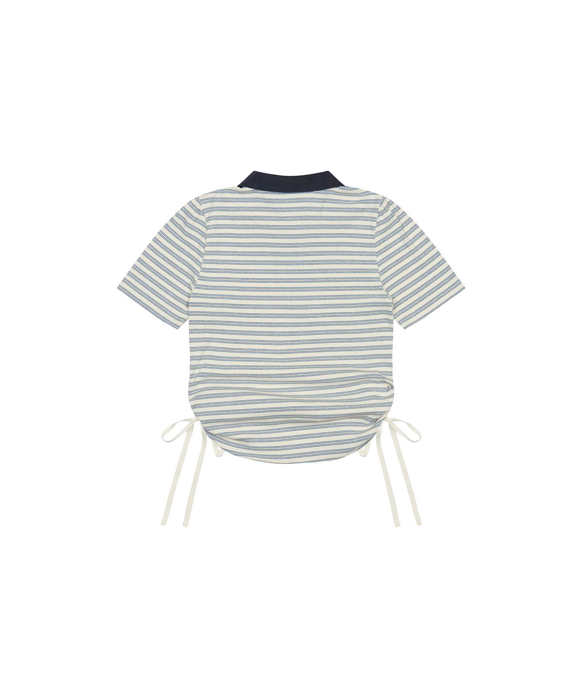 라티젠(LARTIGENT) L17 COLLAR T-SHIRT(BLUE)