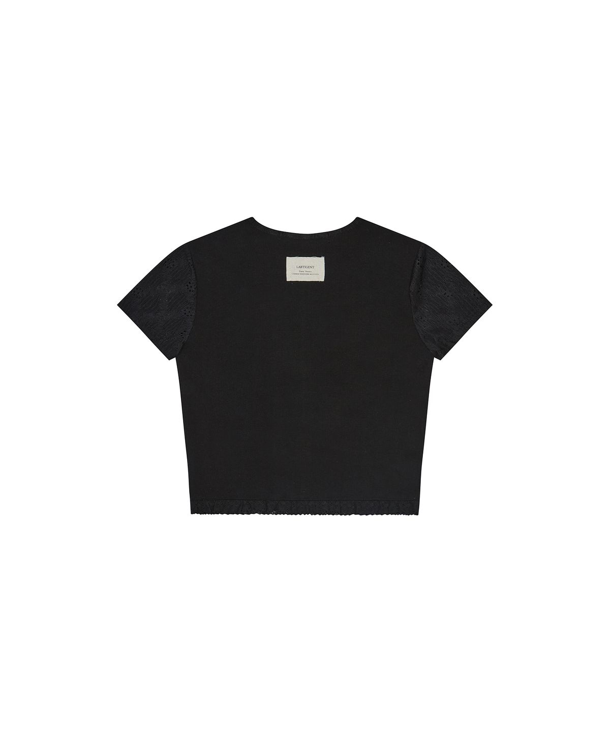 라티젠(LARTIGENT) L17 LACE TOP(BLACK)