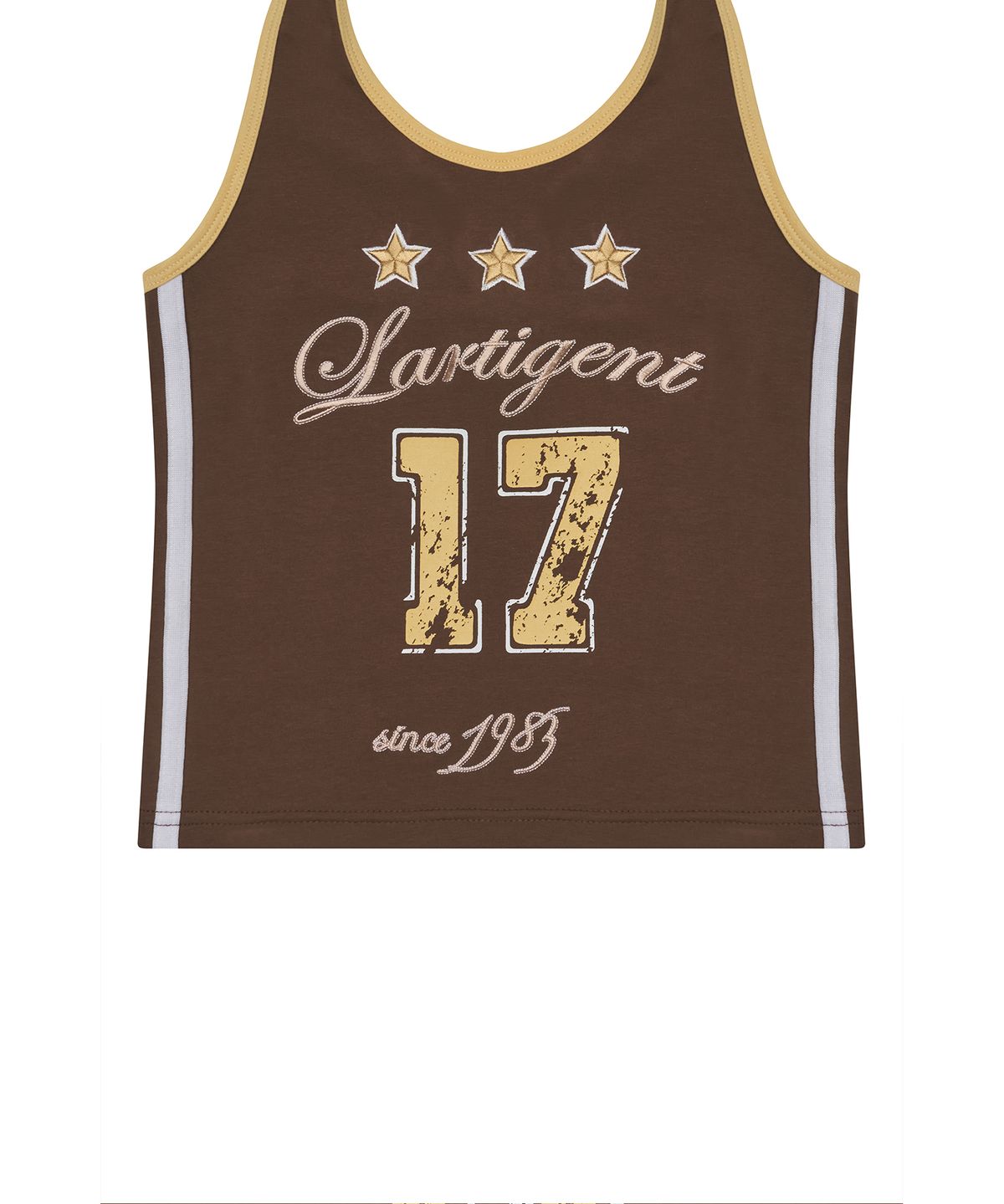 라티젠(LARTIGENT) L17 HALTERNECK SLEEVELESS(BROWN)