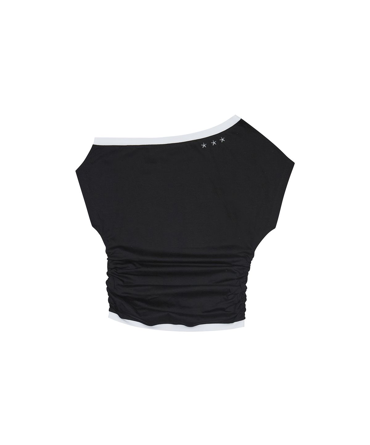라티젠(LARTIGENT) L17 ONE-SHOULDER BOATNECK TOP (3COLOR)