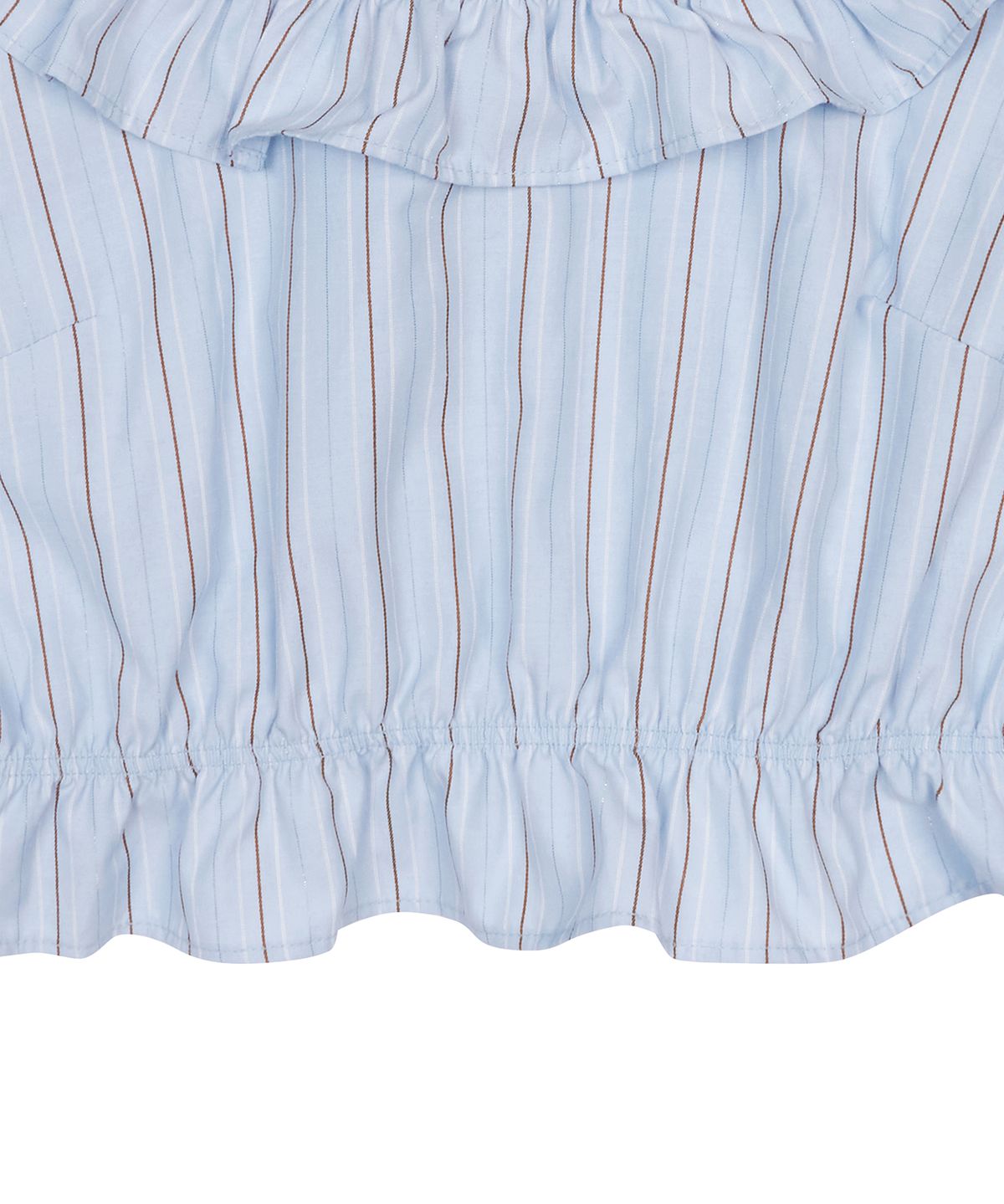 라티젠(LARTIGENT) L17 PUFF CROP BLOUSE(SKY BLUE)