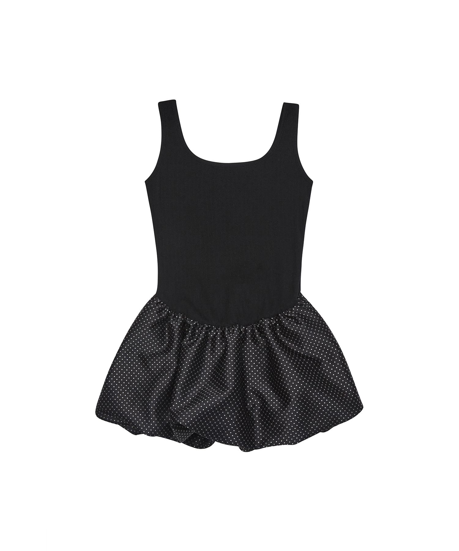 MUSINSA | LARTIGENT L17 BALLOON ONE-PIECE(BLACK)