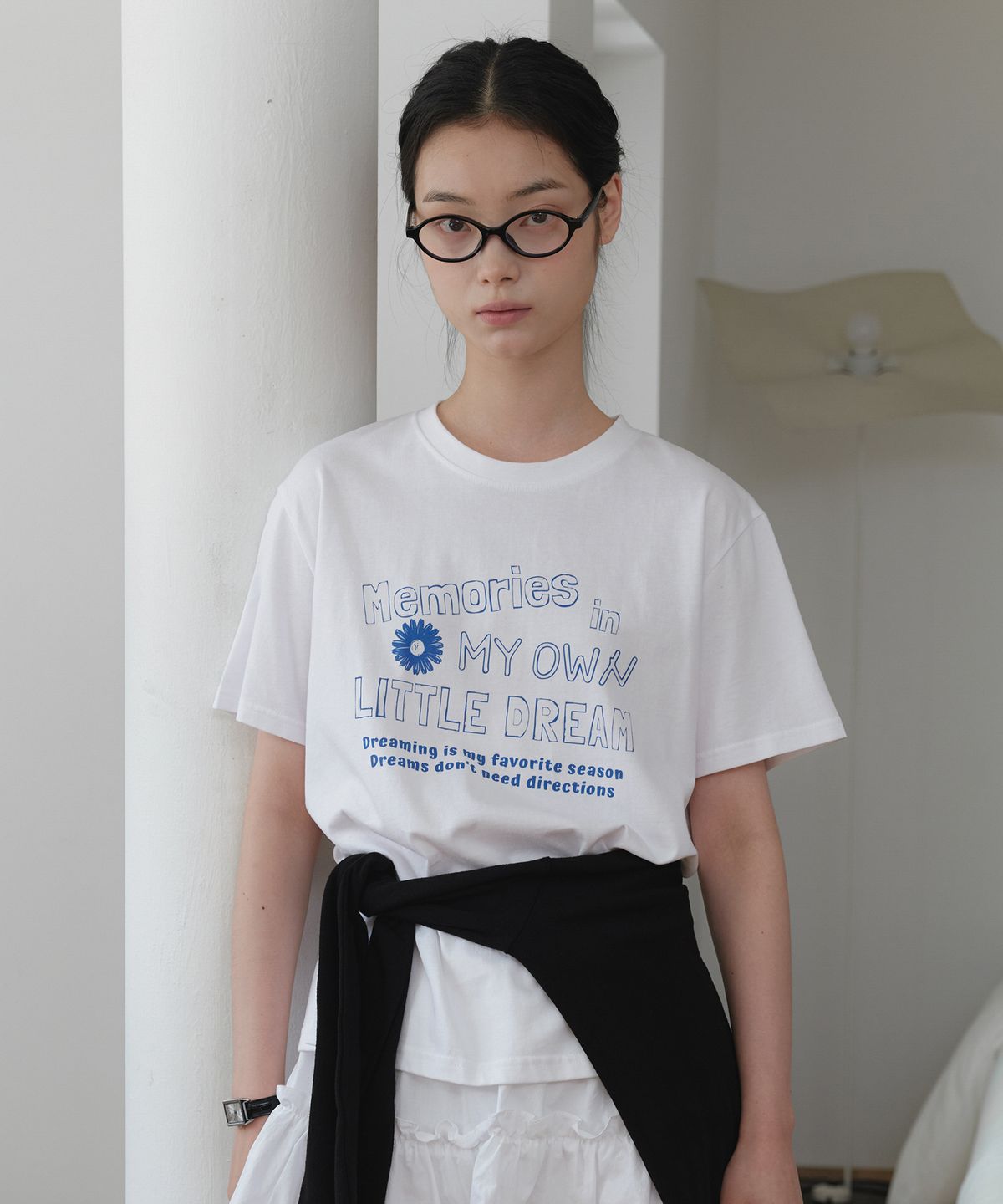 엽페(YUPPE) MEMORIES PRINT T-SHIRT_WHITE