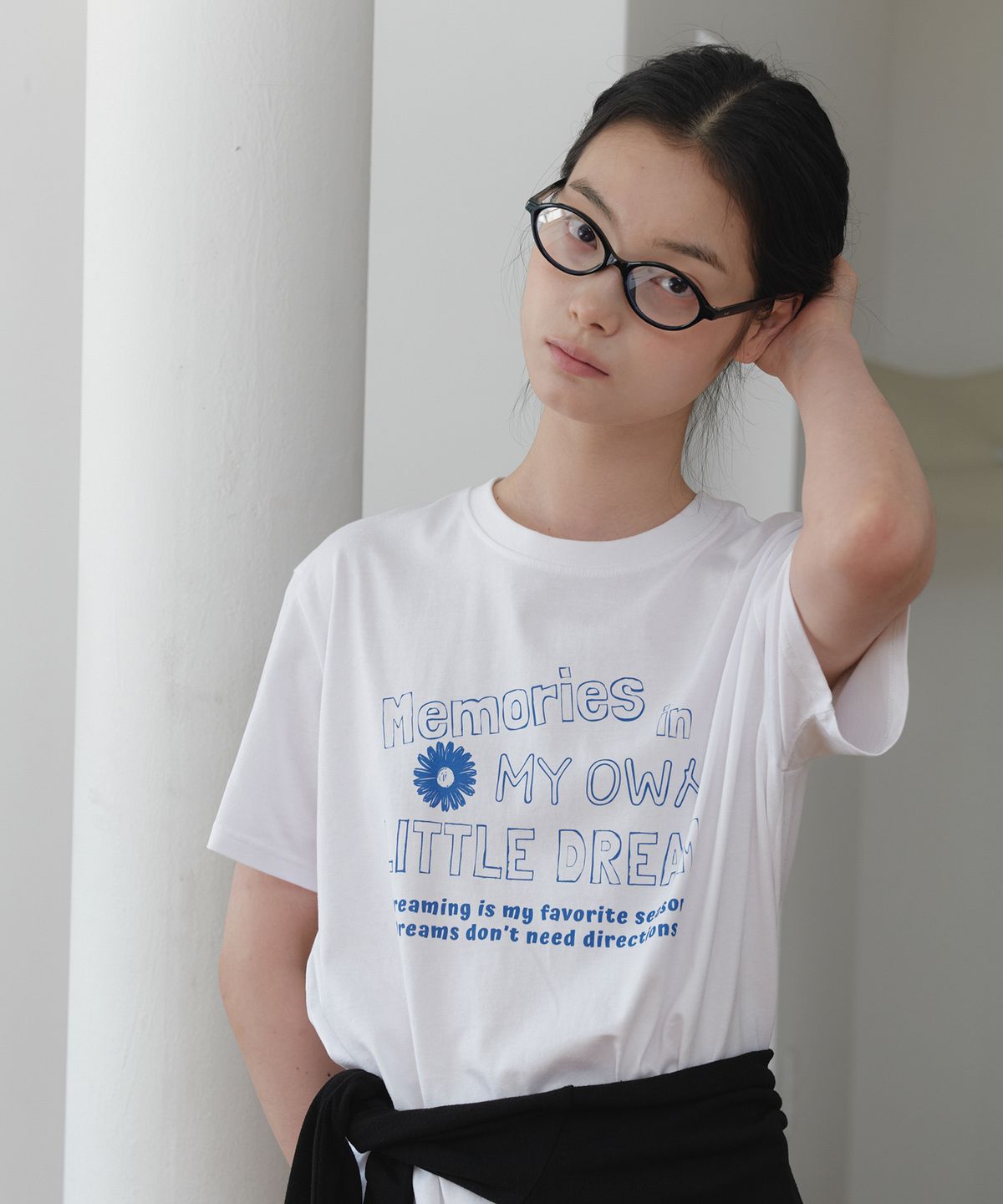 엽페(YUPPE) MEMORIES PRINT T-SHIRT_WHITE