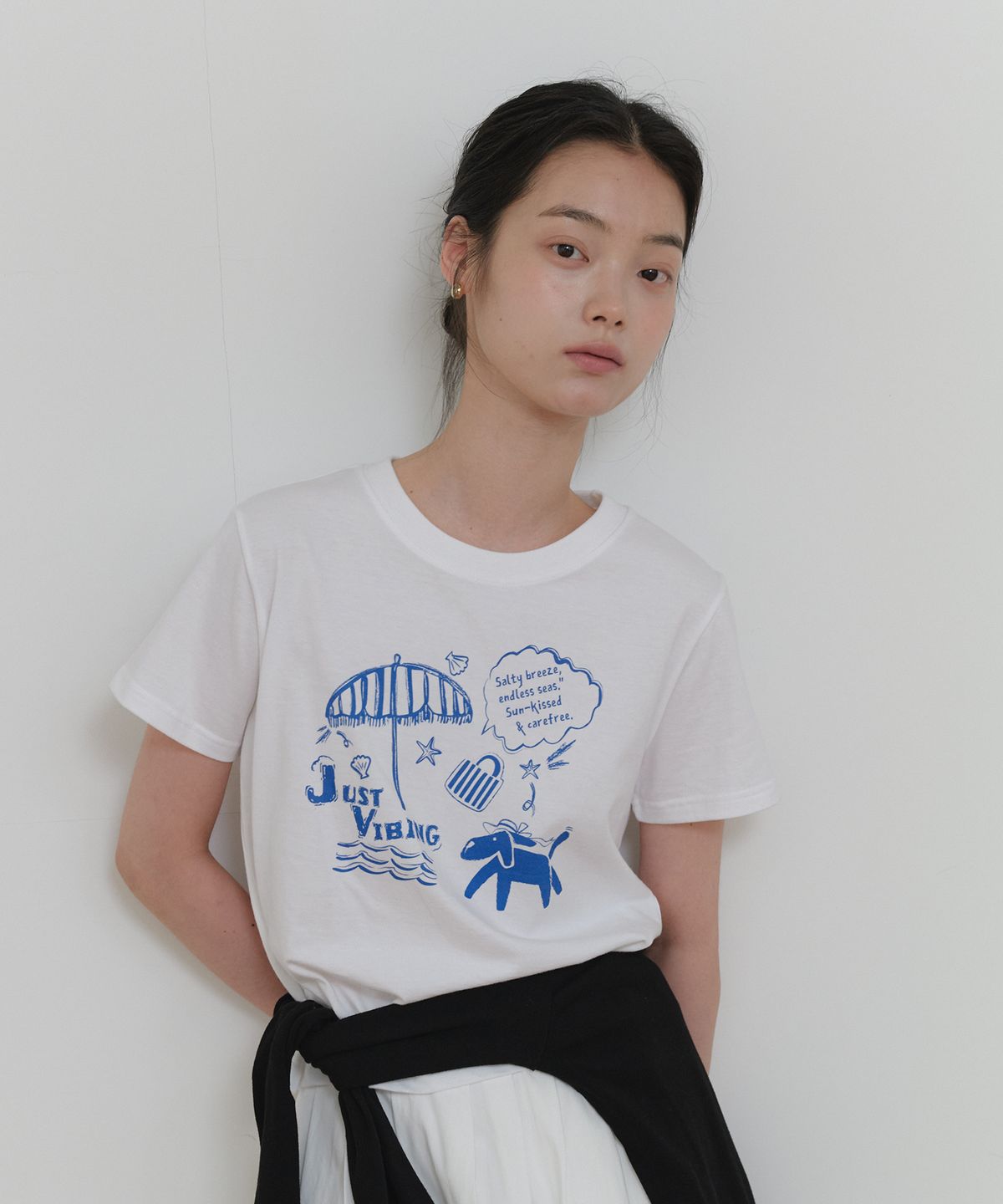 엽페(YUPPE) PIKNIC DOG T-SHIRT_WHITE