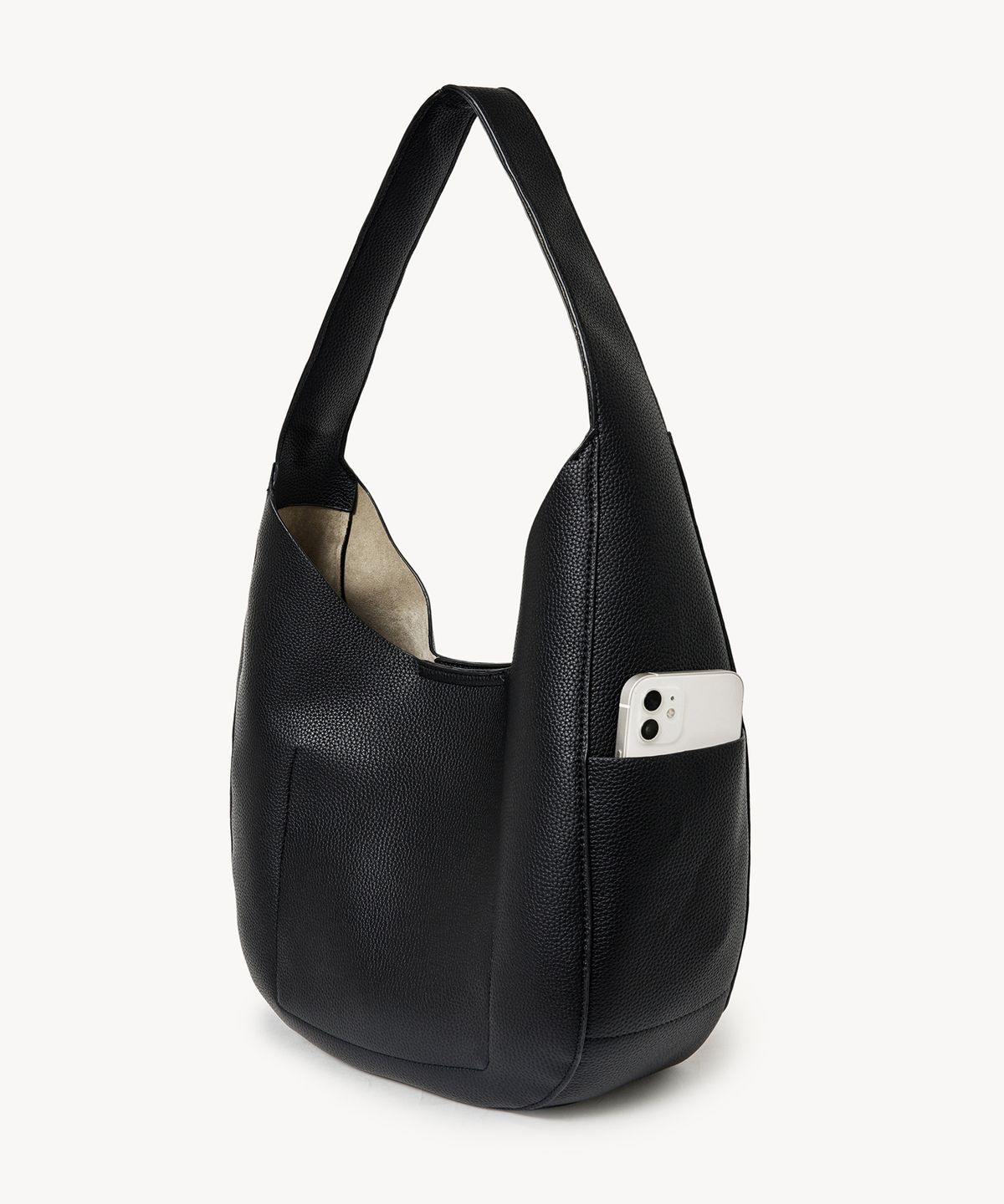 레이디 볼륨(LADY VOLUME) 에디트  호보백 (BLACK)