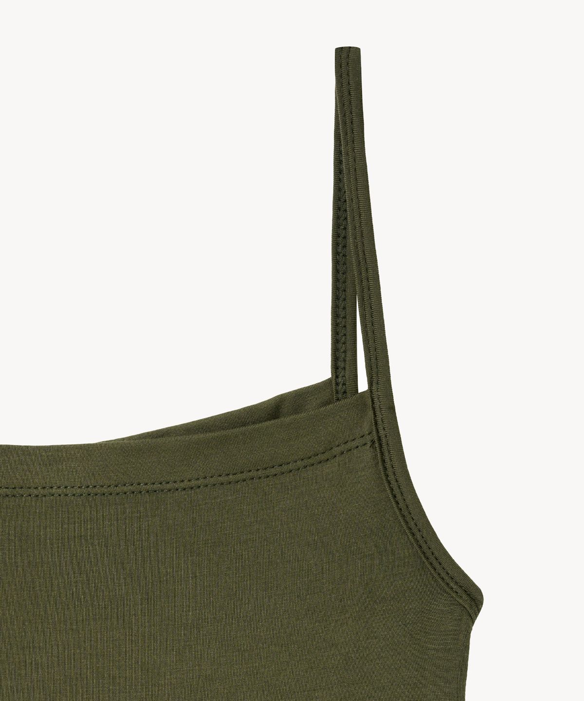레이디 볼륨(LADY VOLUME) 에리스 스퀘어 탱크탑 (KHAKI)