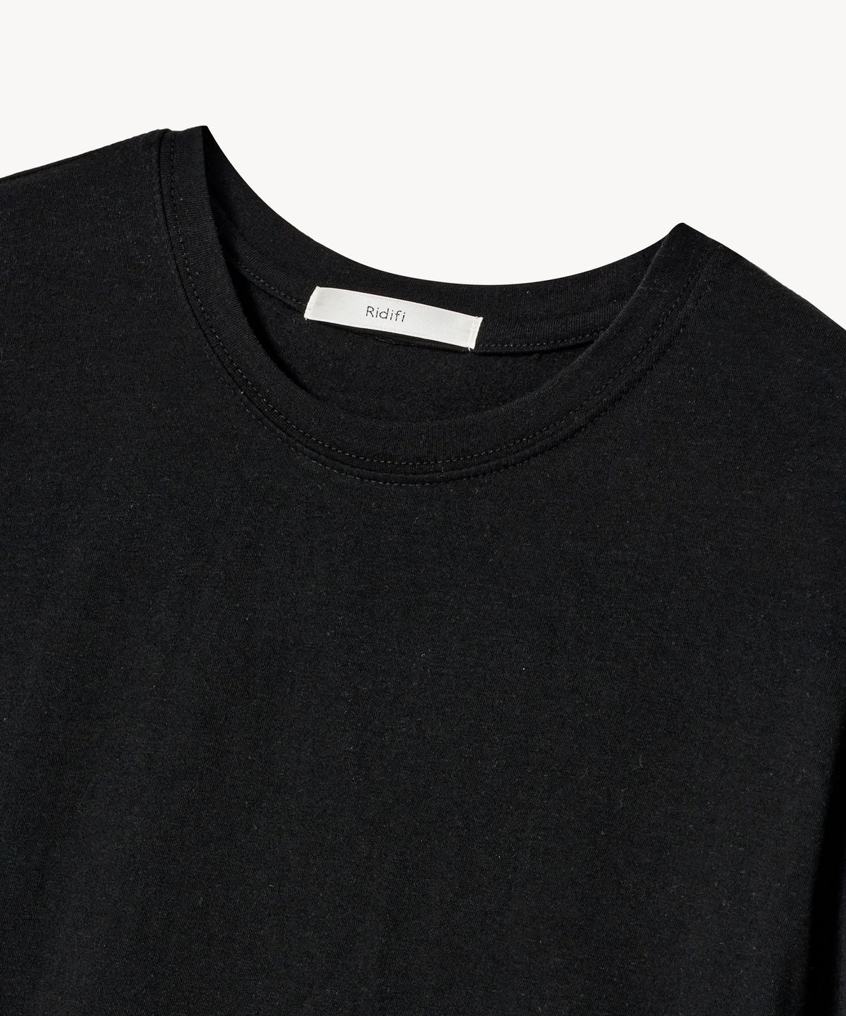 레이디 볼륨(LADY VOLUME) 소프트 워시드 티셔츠 (BLACK)
