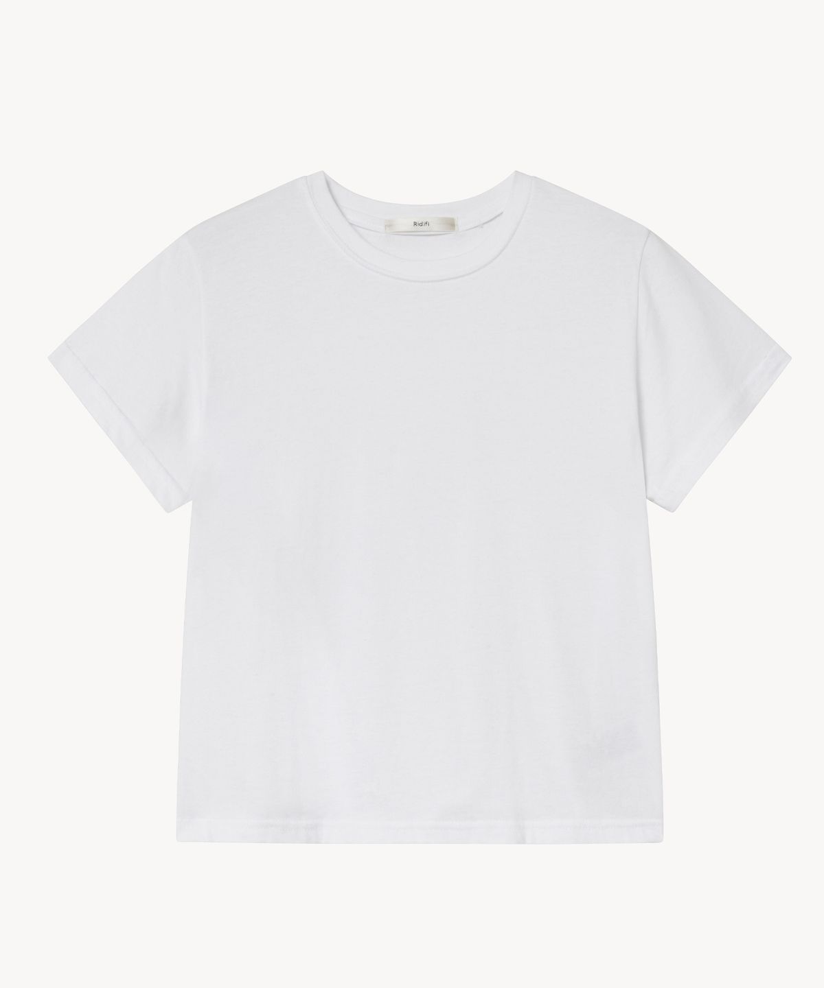 레이디 볼륨(LADY VOLUME) 소프트 워시드 티셔츠 (WHITE)