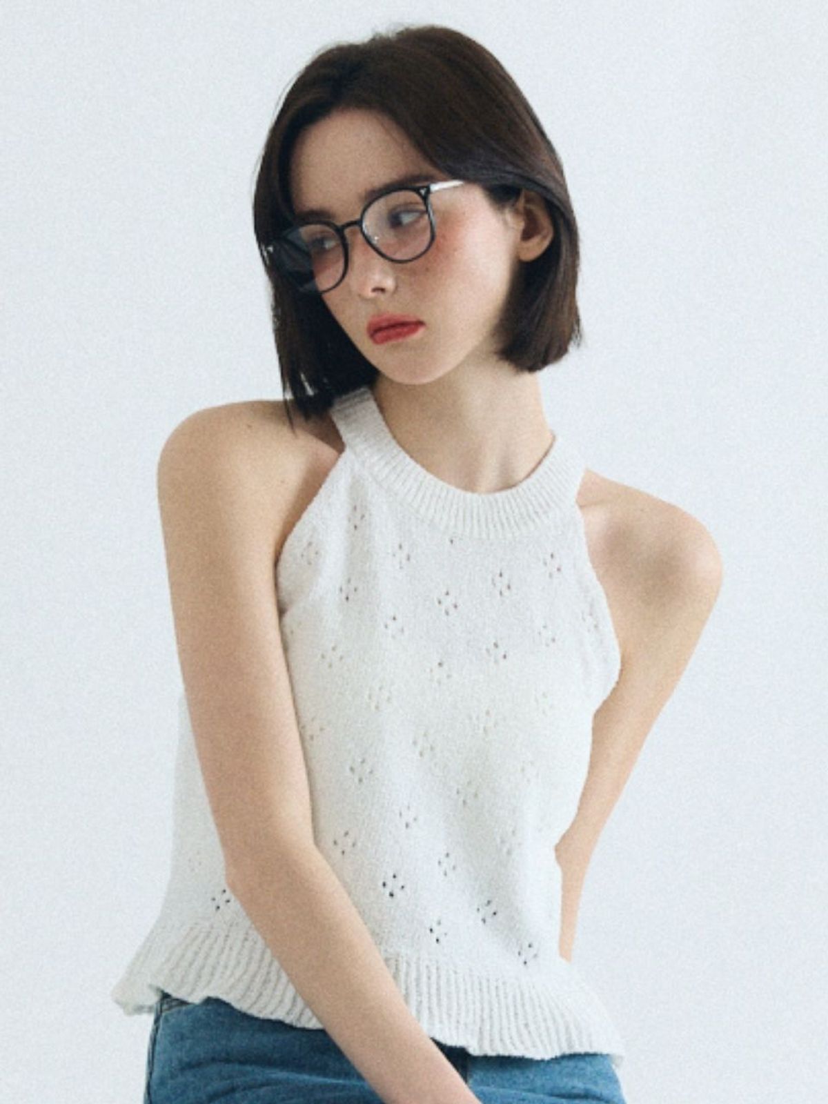 패브릭서울(FABRICSEOUL) adorable sleeveless knit